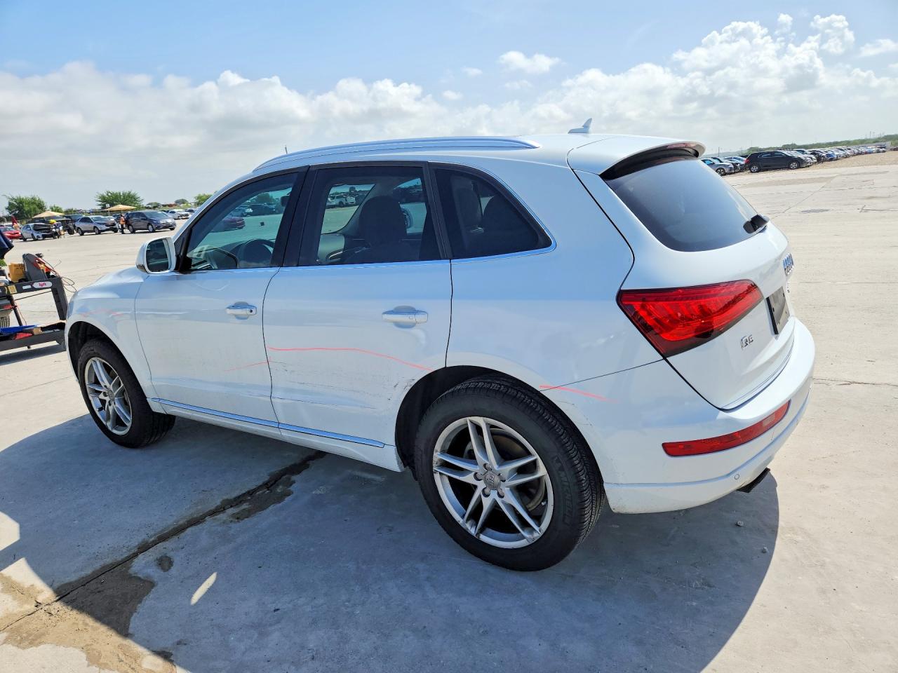 2015 Audi Q5 Premium Plus White vin: WA1LFAFPXFA063187