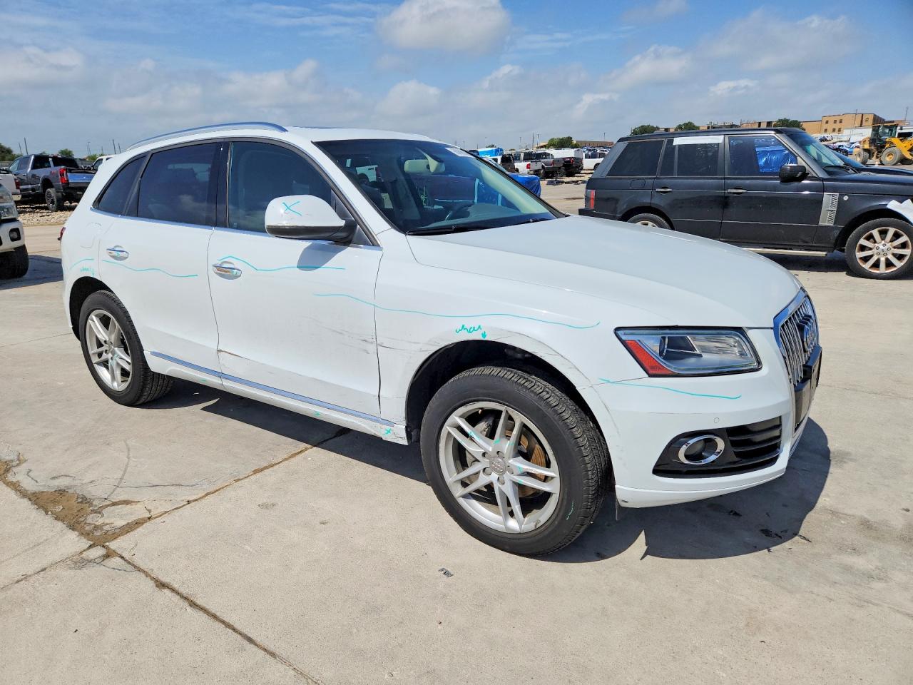 2015 Audi Q5 Premium Plus White vin: WA1LFAFPXFA063187