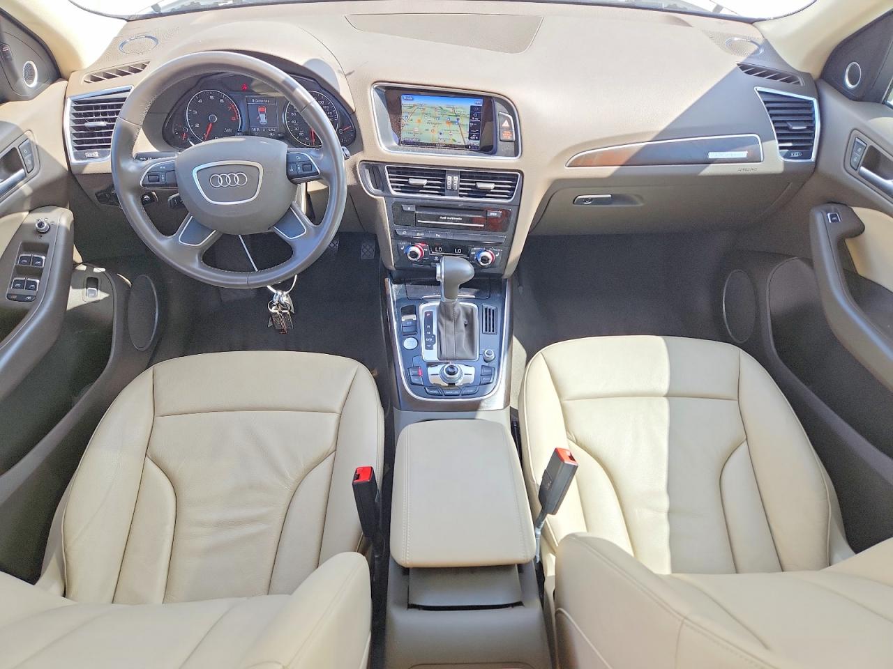 2015 Audi Q5 Premium Plus White vin: WA1LFAFPXFA063187