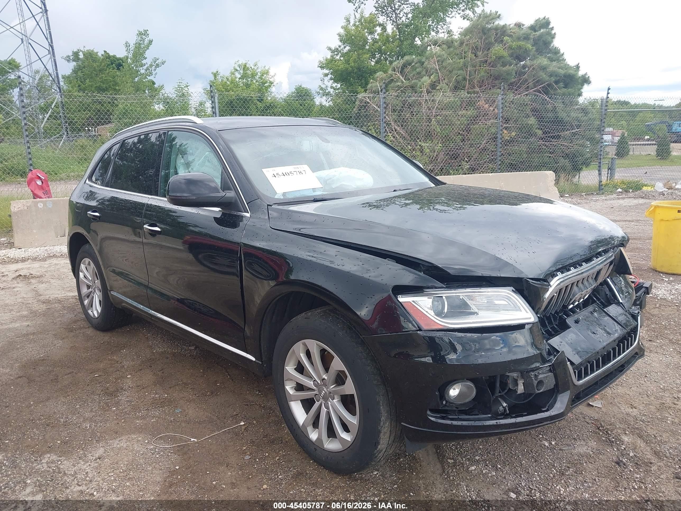 2015 Audi Q5 2.0t Premium Black vin: WA1LFAFPXFA064999