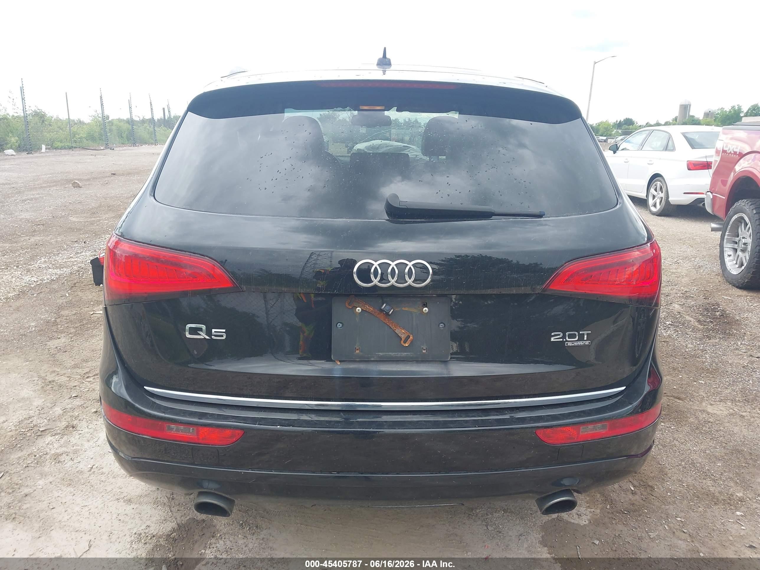 2015 Audi Q5 2.0t Premium Black vin: WA1LFAFPXFA064999