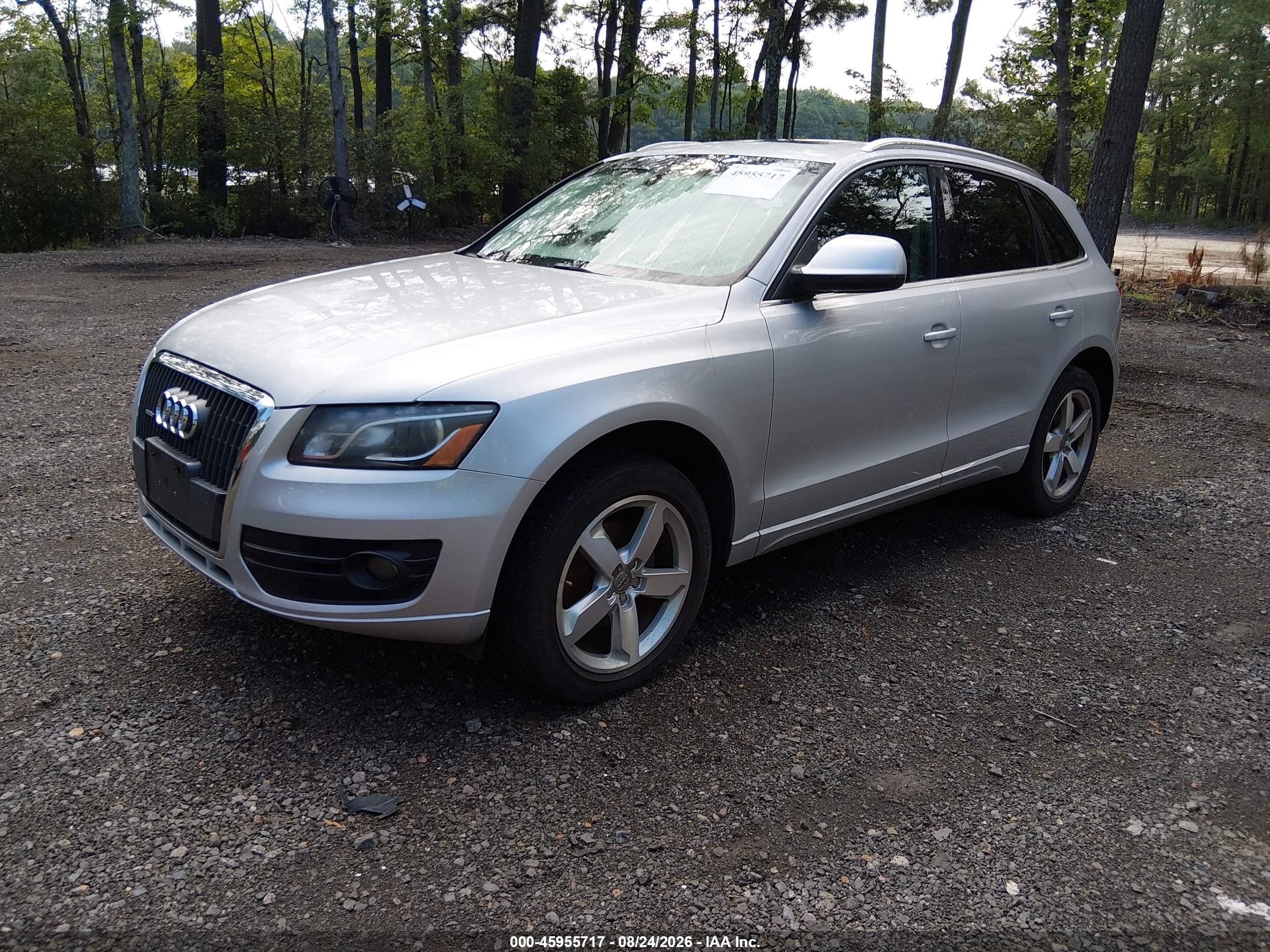 2012 Audi Q5 2.0t Premium Silver vin: WA1LFBFP0CA007373