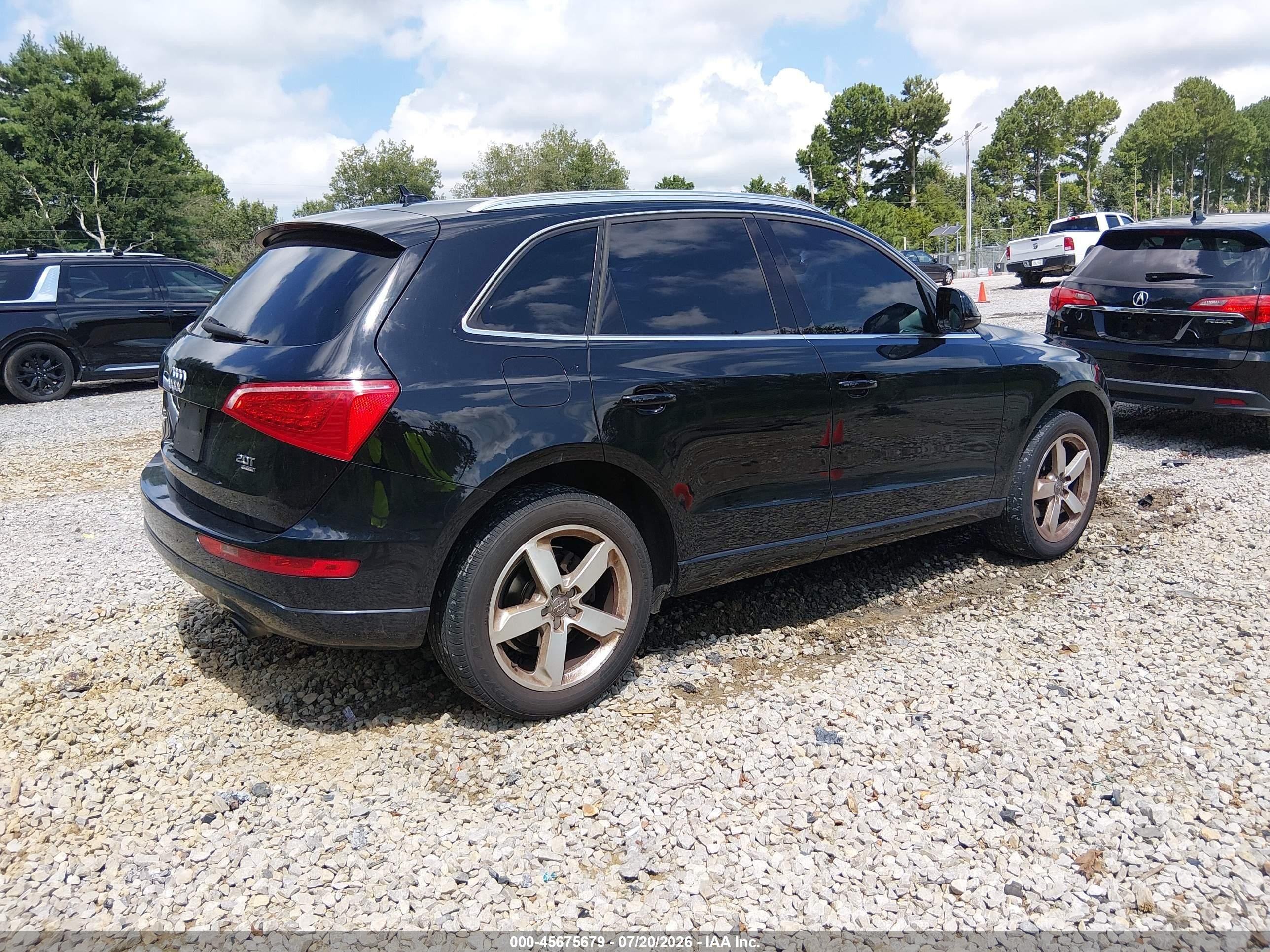 2012 Audi Q5 2.0t Premium Black vin: WA1LFBFP0CA103875