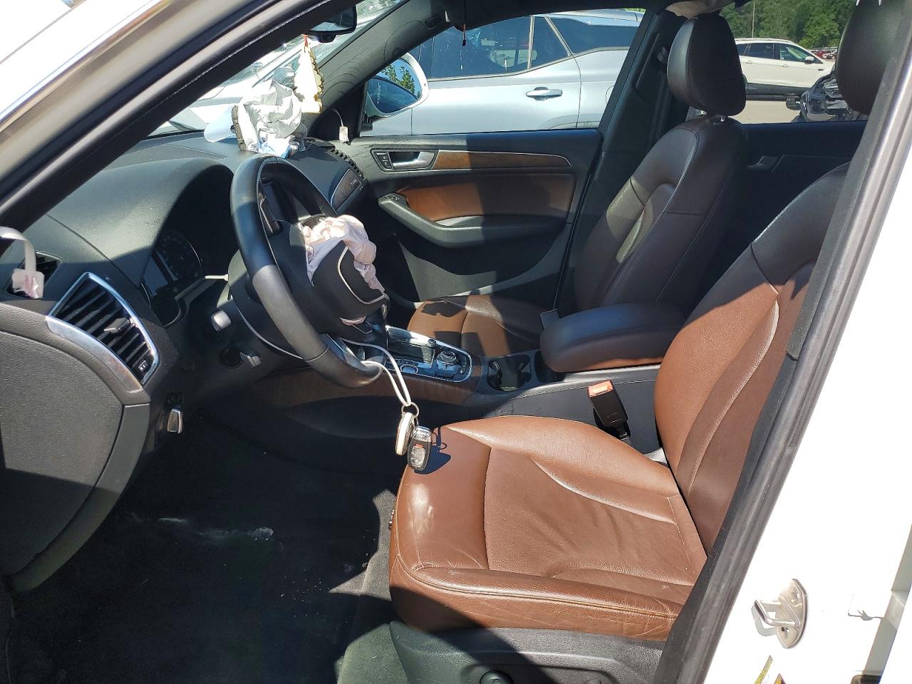 2013 Audi Q5 Premium Plus White vin: WA1LFBFP1DA067874