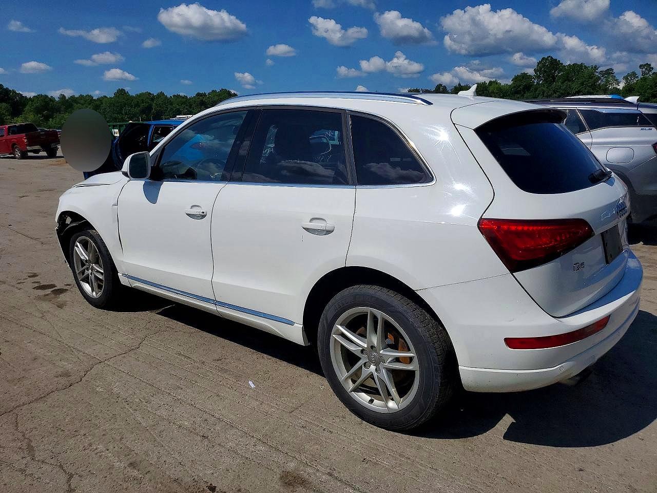 2013 Audi Q5 Premium Plus White vin: WA1LFBFP1DA067874