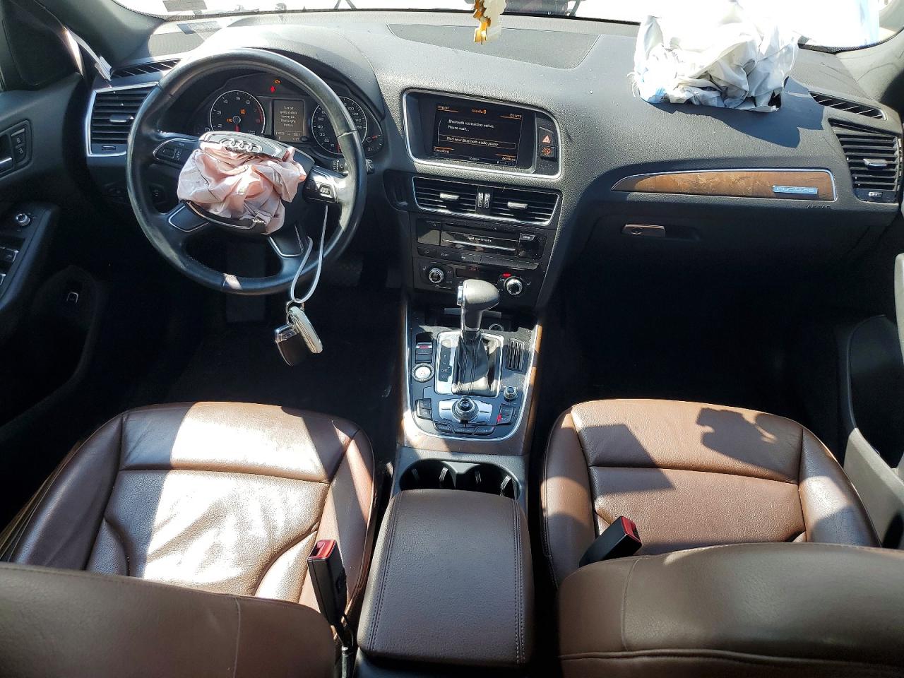 2013 Audi Q5 Premium Plus White vin: WA1LFBFP1DA067874