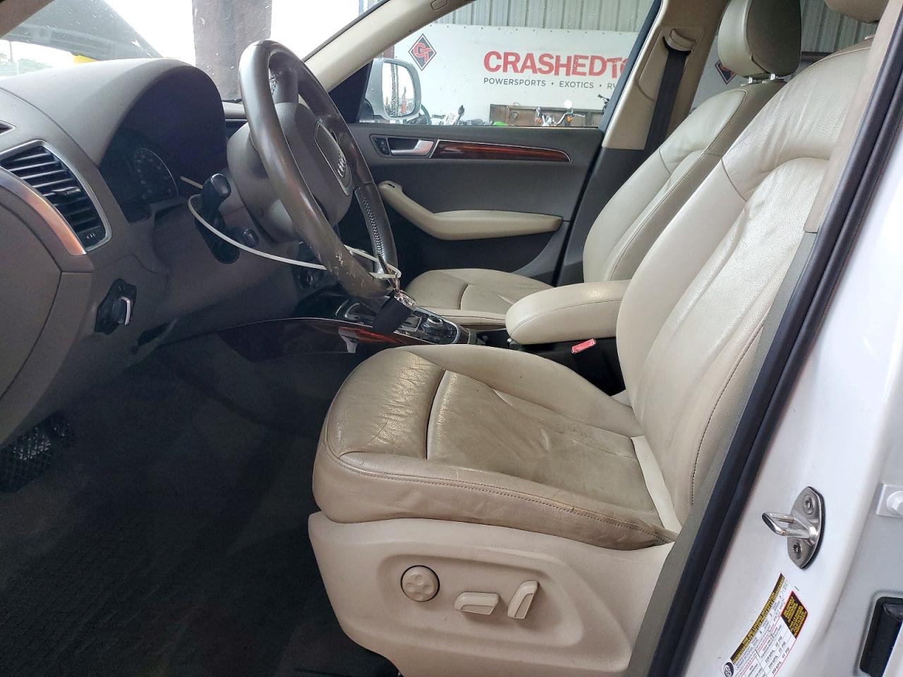 2012 Audi Q5 Premium Plus White vin: WA1LFBFP7CA052455