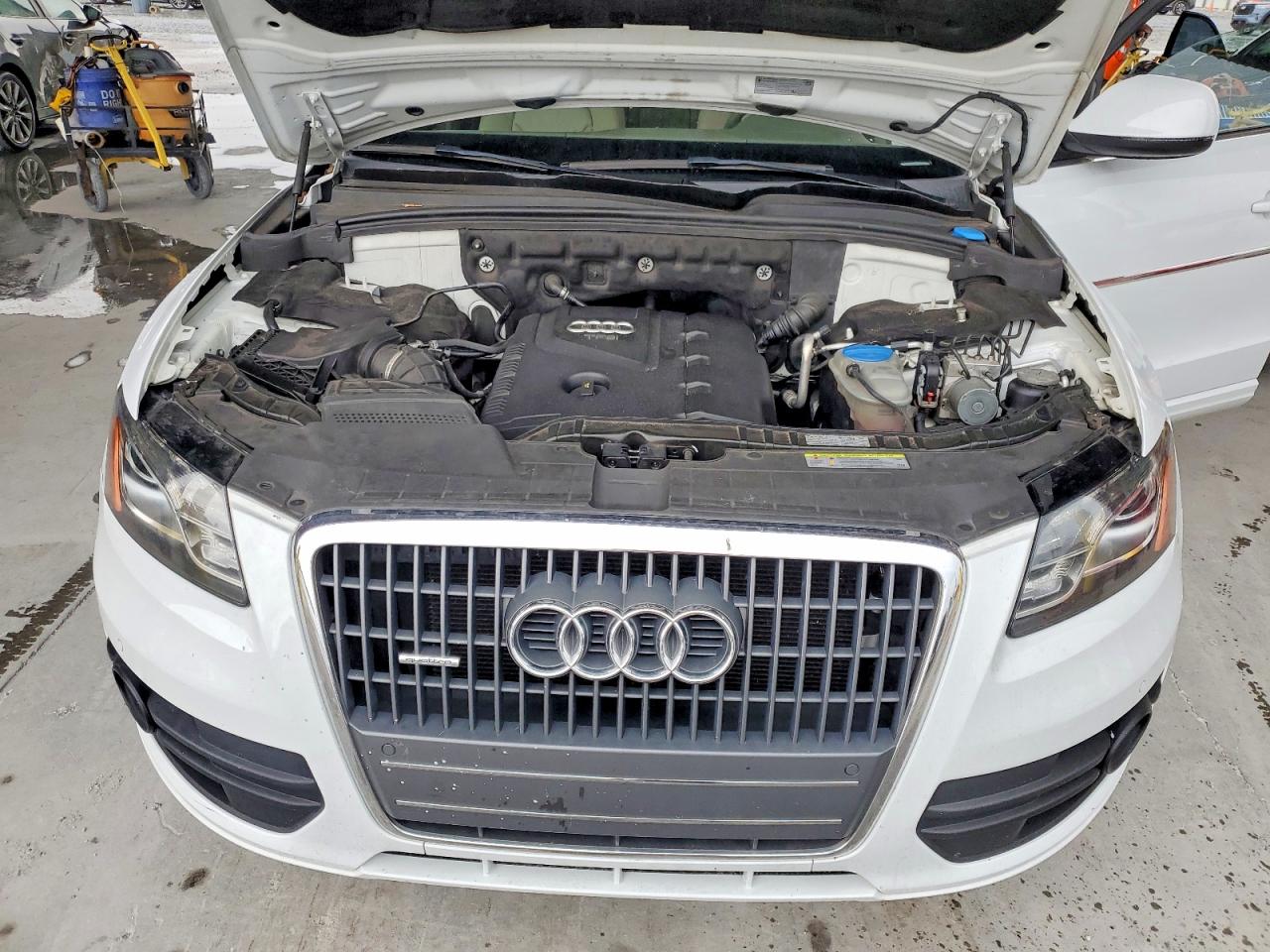 2012 Audi Q5 Premium Plus White vin: WA1LFBFP7CA052455