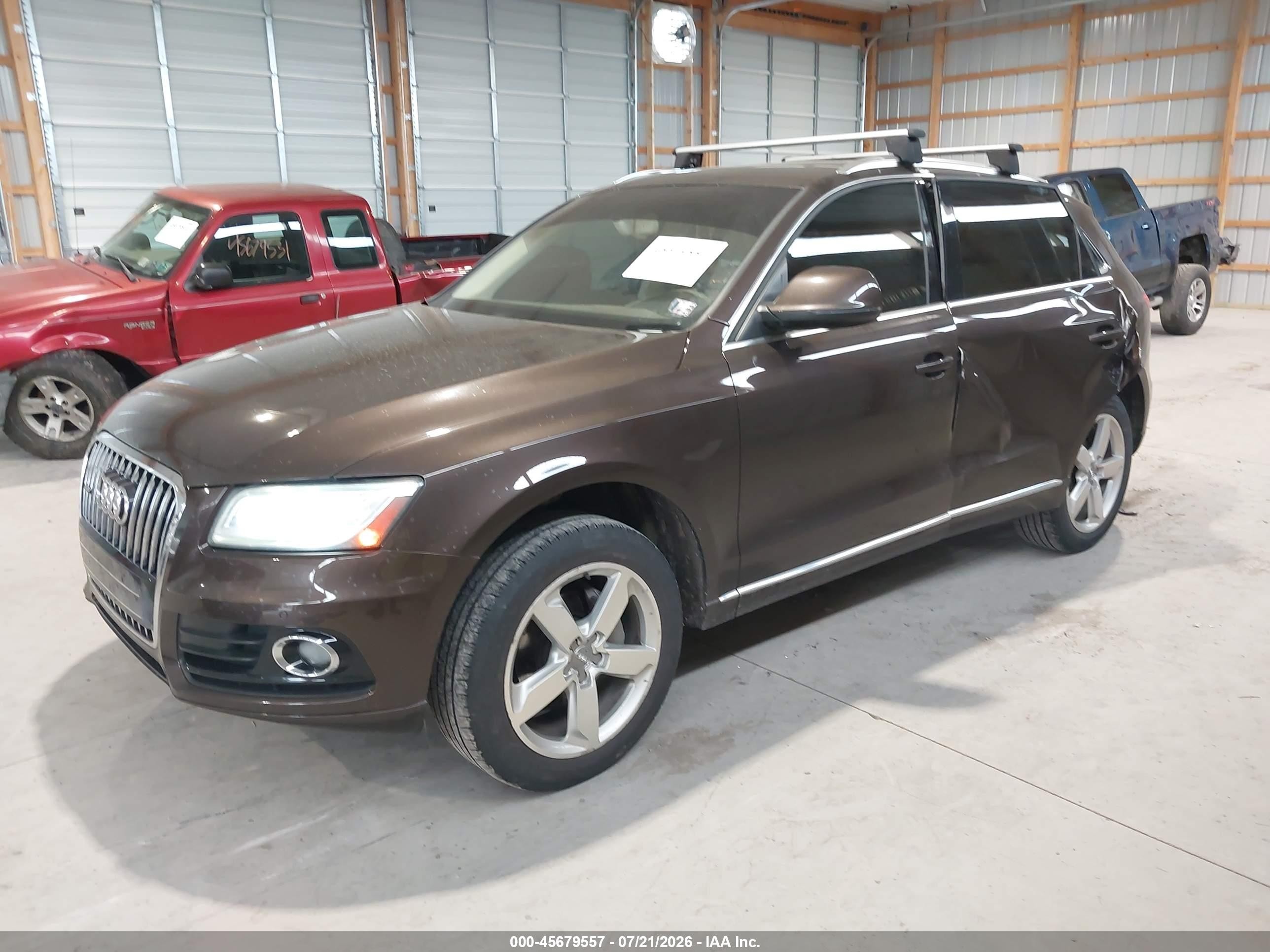 2013 Audi Q5 2.0t Premium Коричневый vin: WA1LFBFPXDA087945