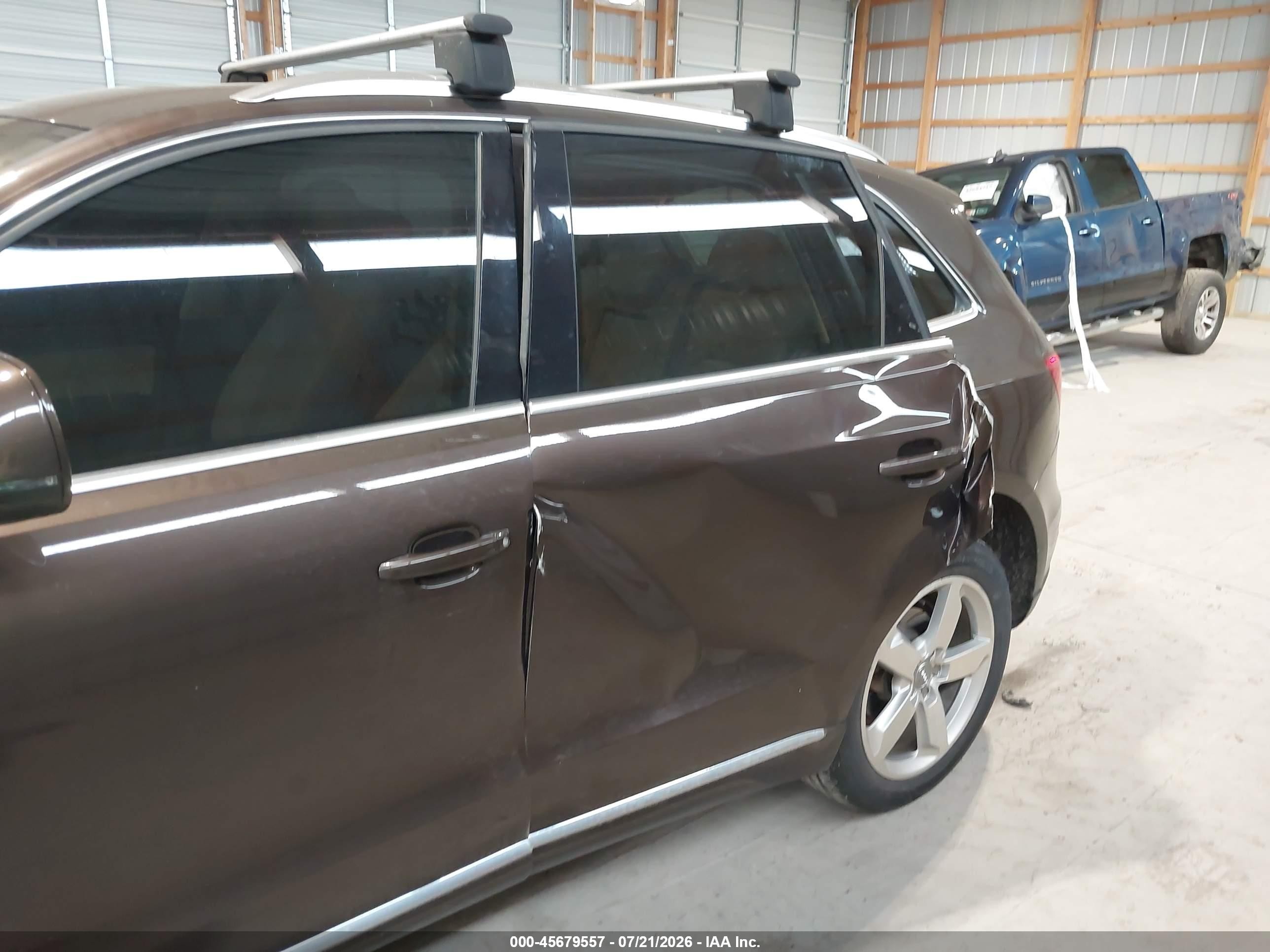 2013 Audi Q5 2.0t Premium Коричневый vin: WA1LFBFPXDA087945