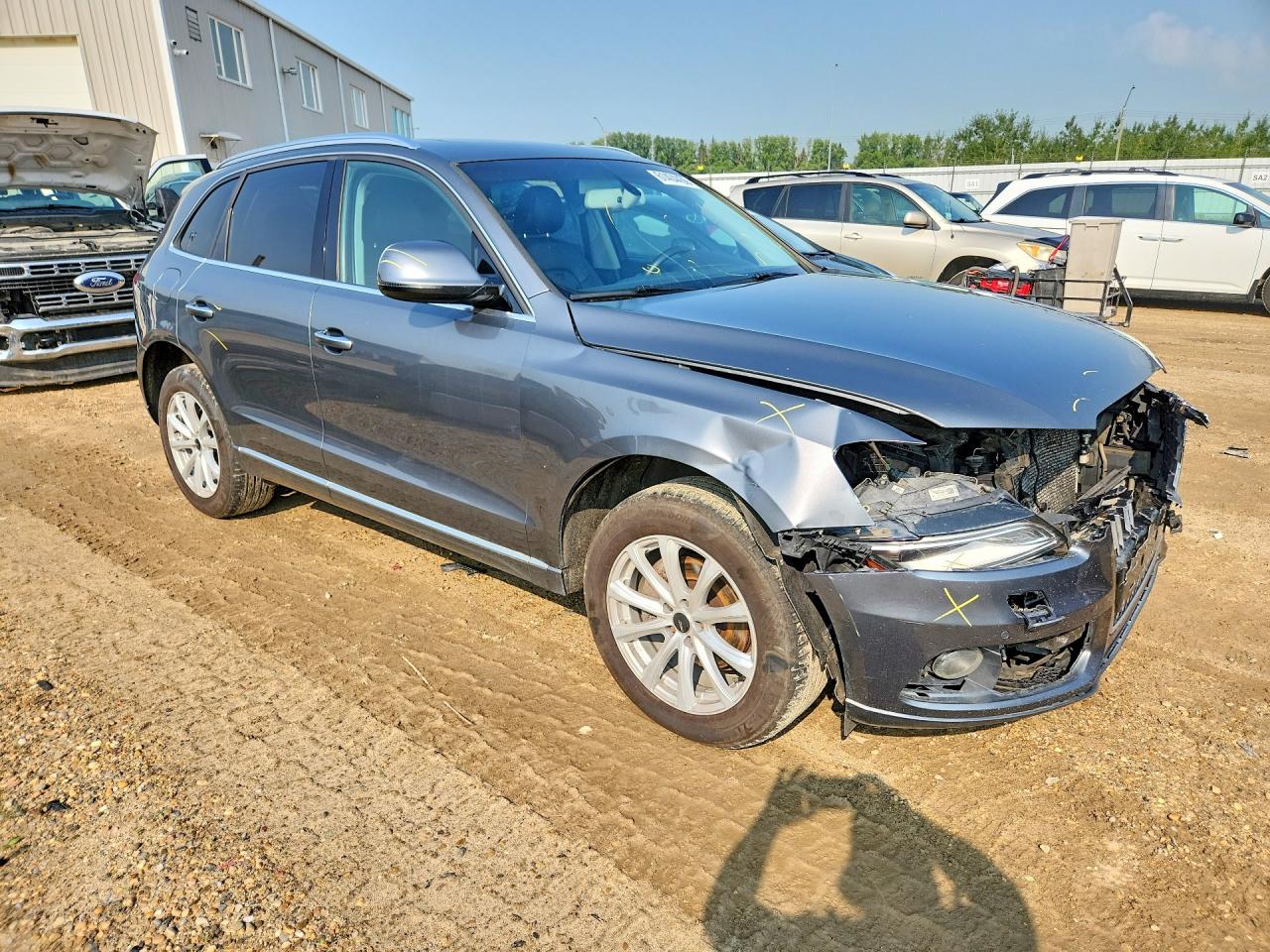 2015 Audi Q5 Premium Plus Gray vin: WA1LFCFP1FA081766