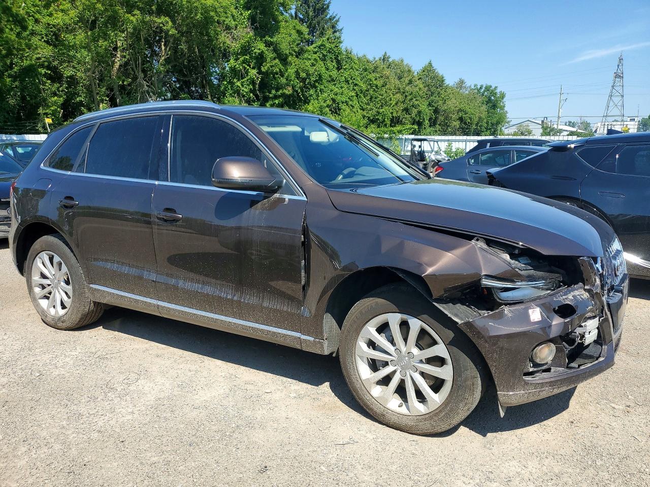 2013 Audi Q5 Brown vin: WA1LFCFP2DA080672