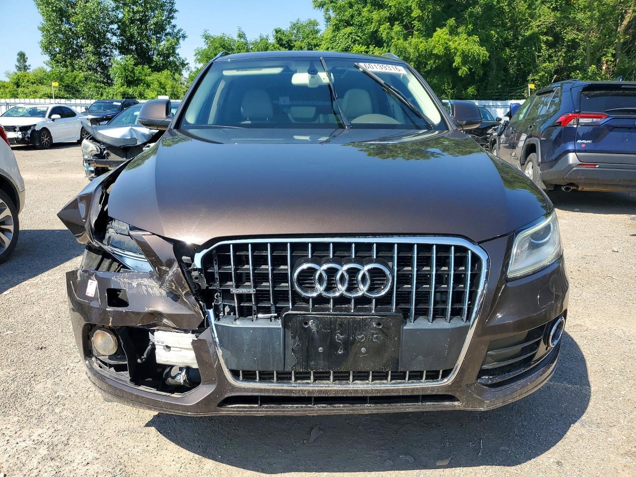 2013 Audi Q5 Brown vin: WA1LFCFP2DA080672
