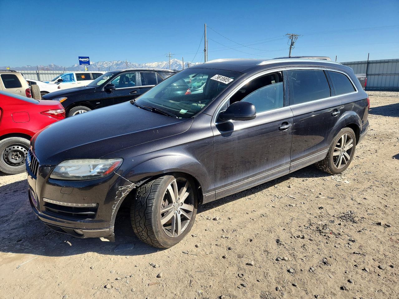2012 Audi Q7 Premium Plus Серый vin: WA1LGAFE0CD009046