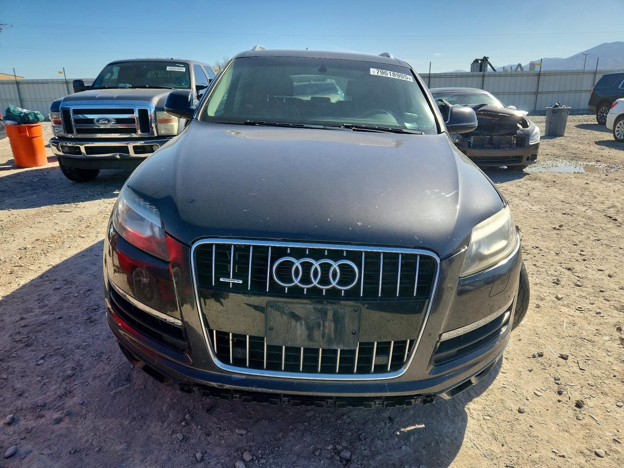 2012 Audi Q7 Premium Plus Серый vin: WA1LGAFE0CD009046
