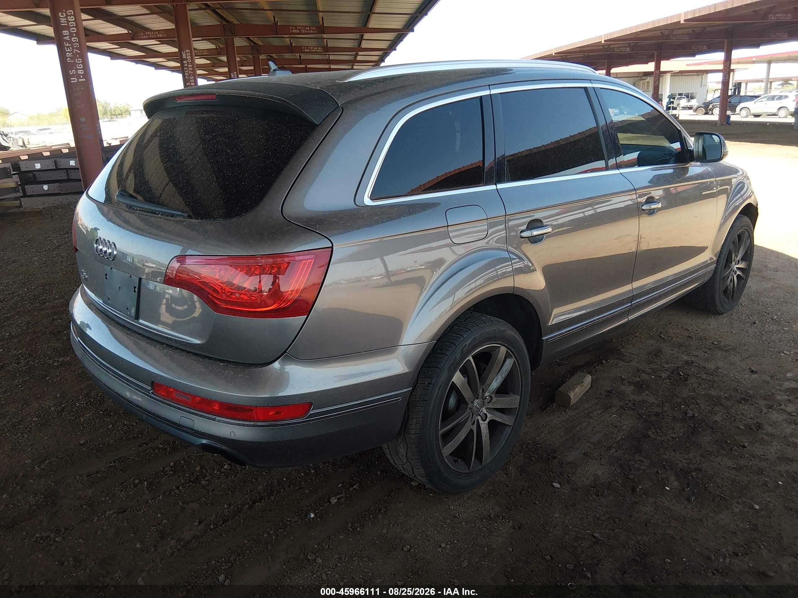 2012 Audi Q7 3.0t Premium Gray vin: WA1LGAFE0CD010357