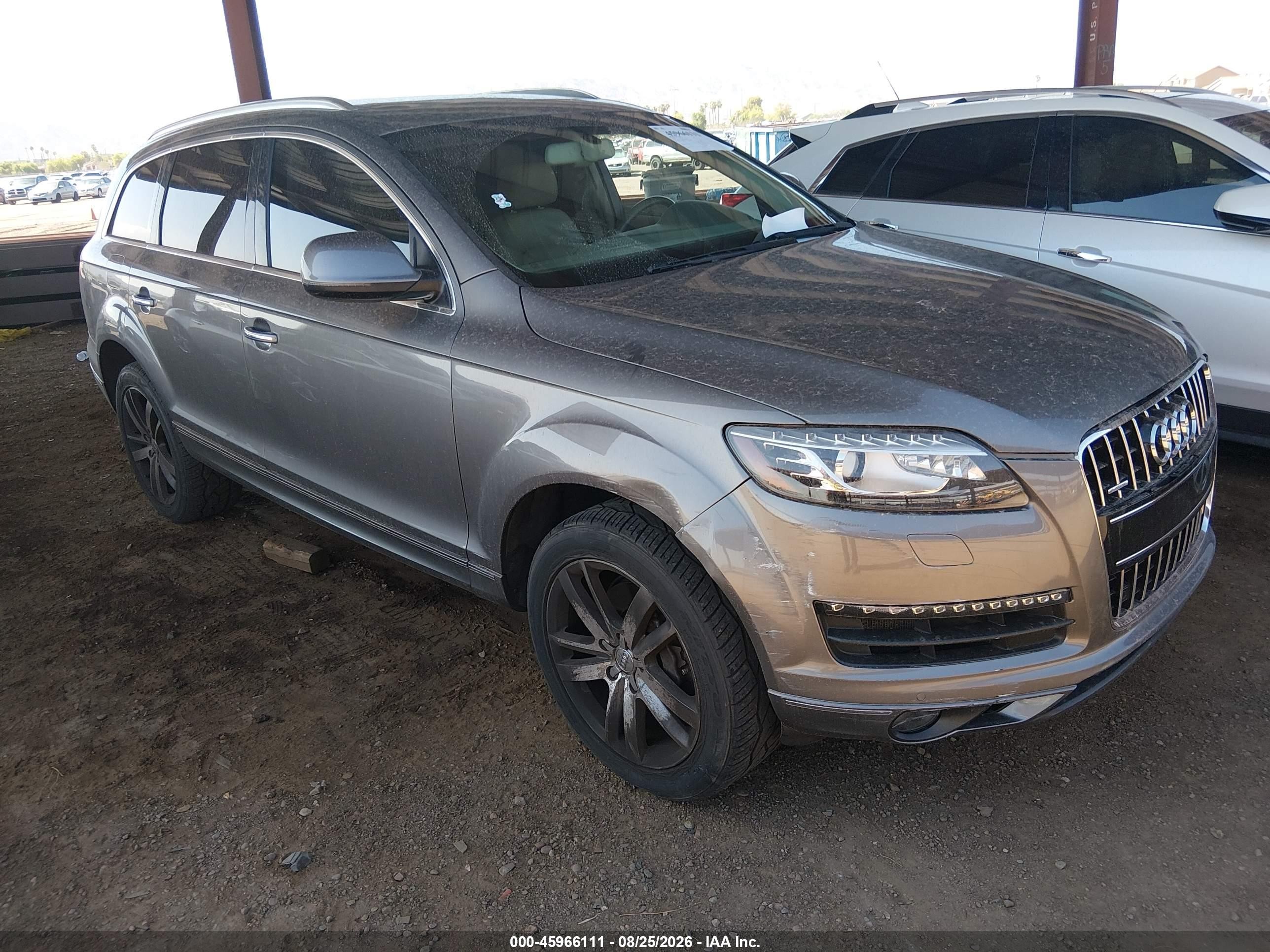 2012 Audi Q7 3.0t Premium Gray vin: WA1LGAFE0CD010357