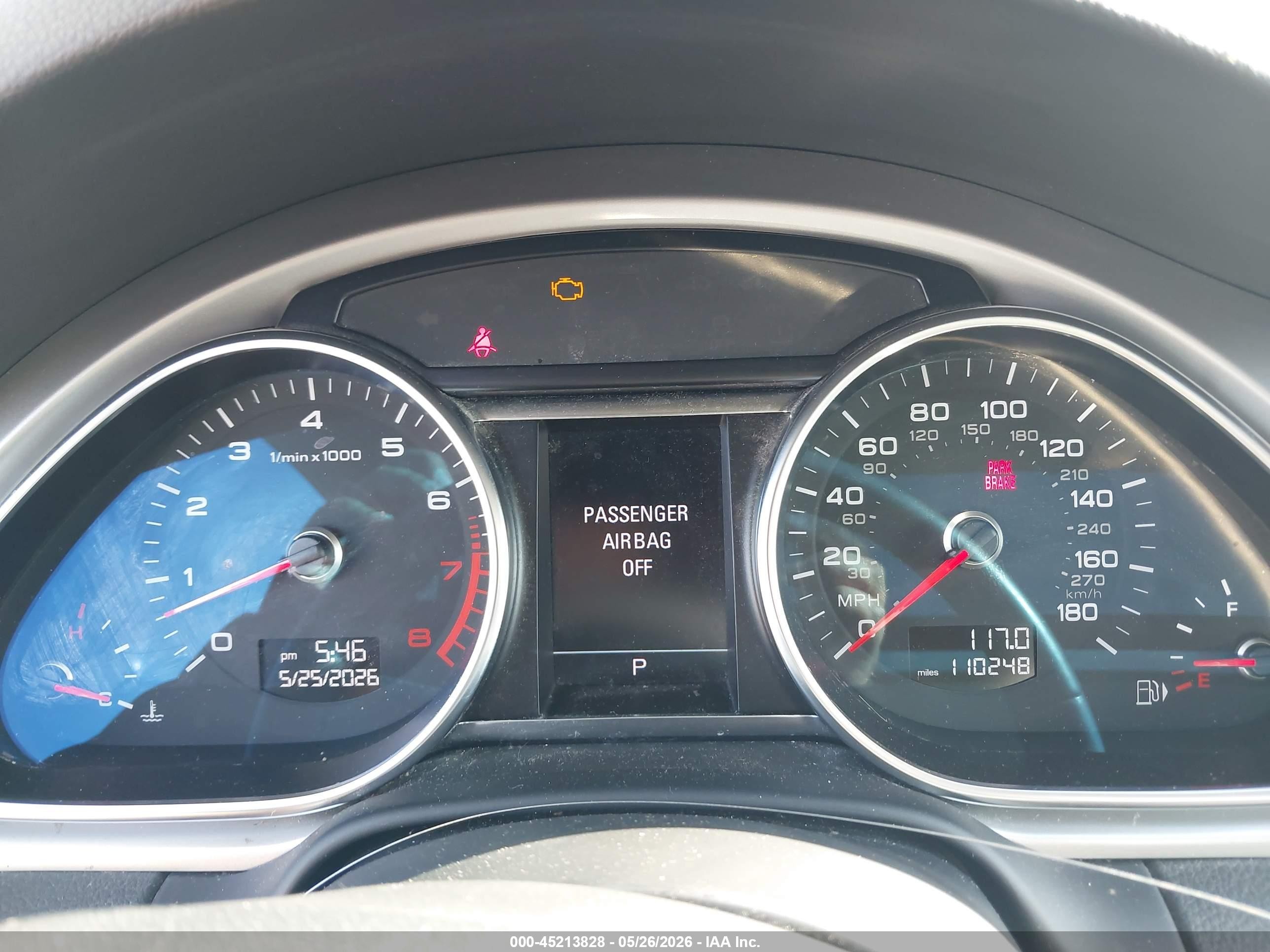2013 Audi Q7 3.0t Premium Серый vin: WA1LGAFE0DD008996
