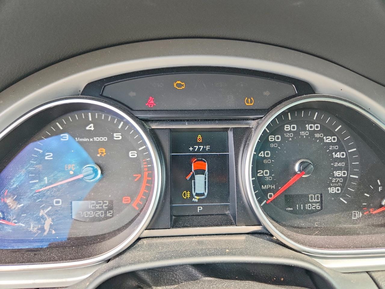 2014 Audi Q7 Premium Plus Black vin: WA1LGAFE0ED005842