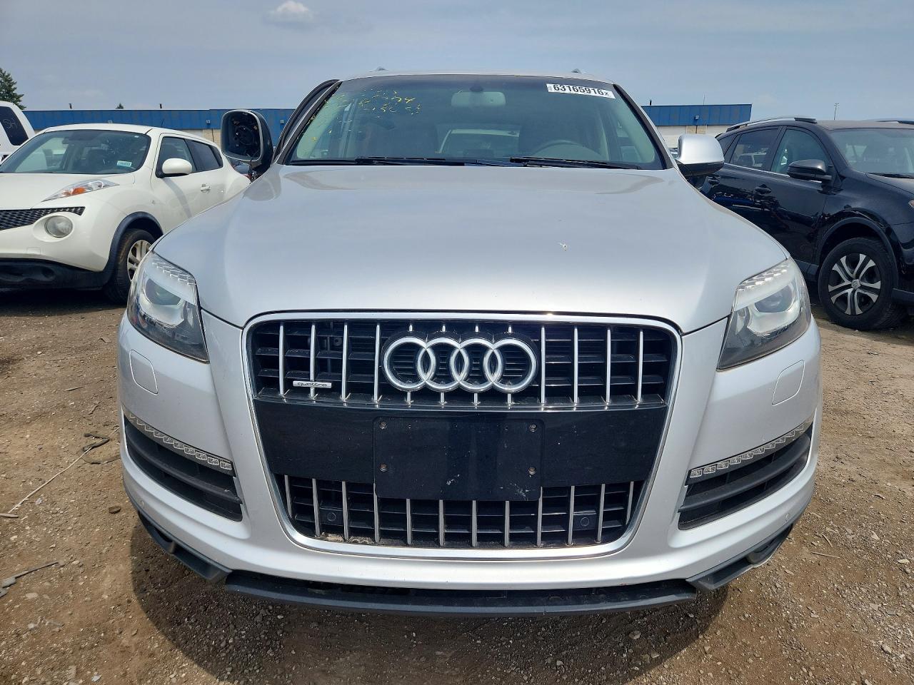 2014 Audi Q7 Premium Plus Silver vin: WA1LGAFE0ED015299