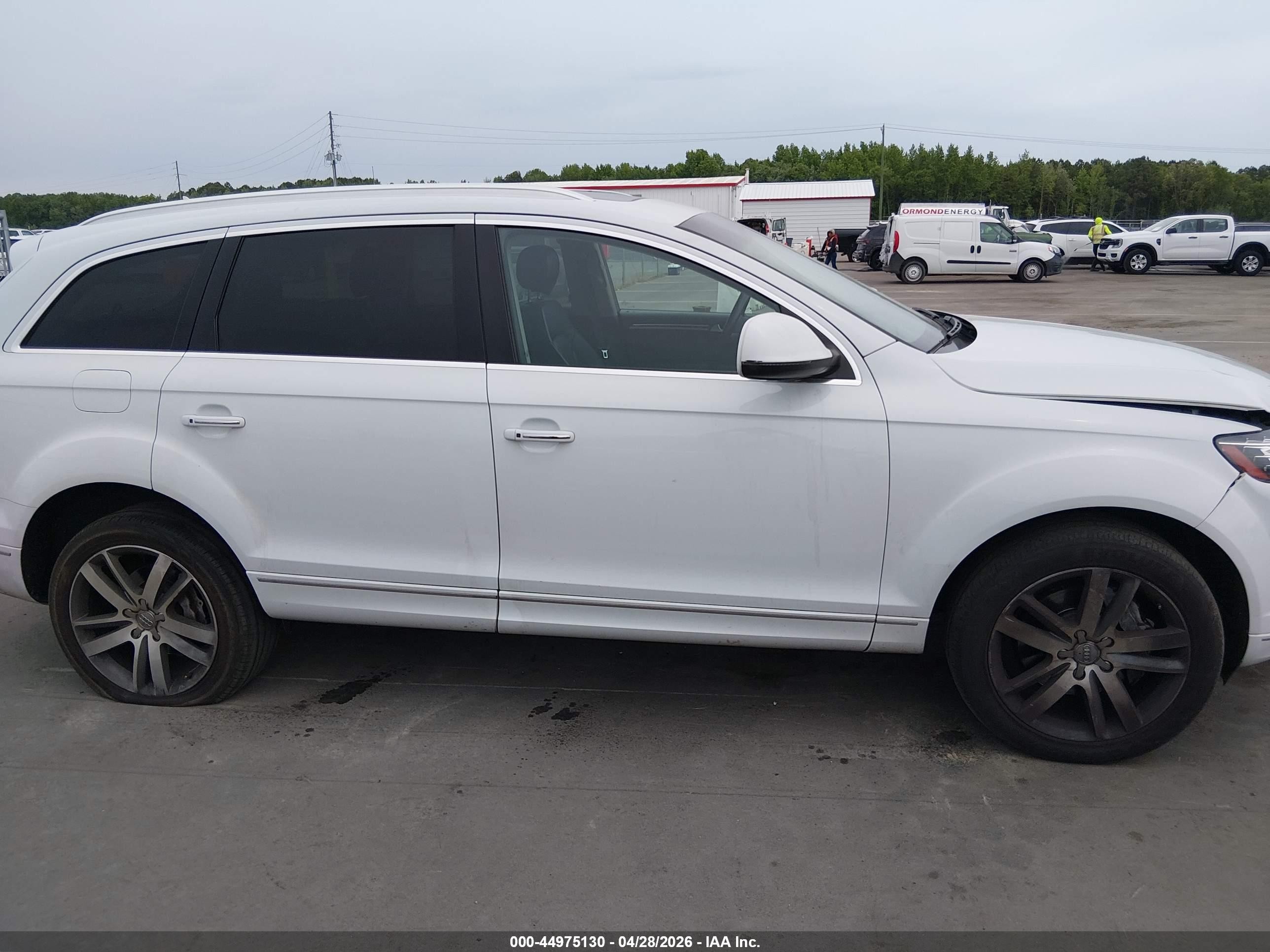 2014 Audi Q7 3.0t Premium White vin: WA1LGAFE0ED019823