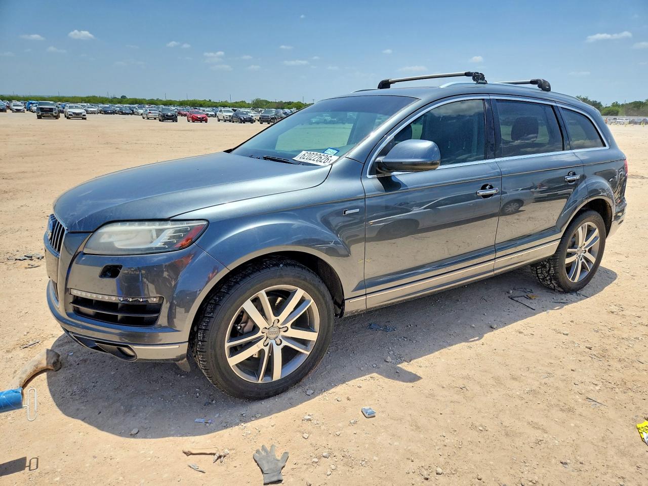 2015 Audi Q7 Premium Plus Gray vin: WA1LGAFE0FD009519