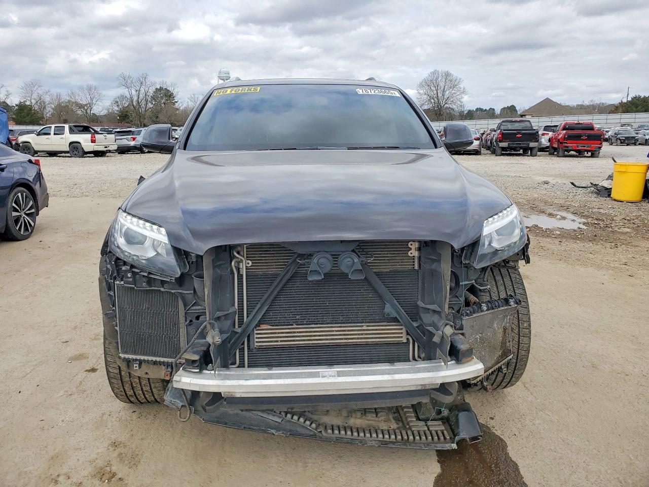 2015 Audi Q7 Premium Plus Gray vin: WA1LGAFE0FD015062