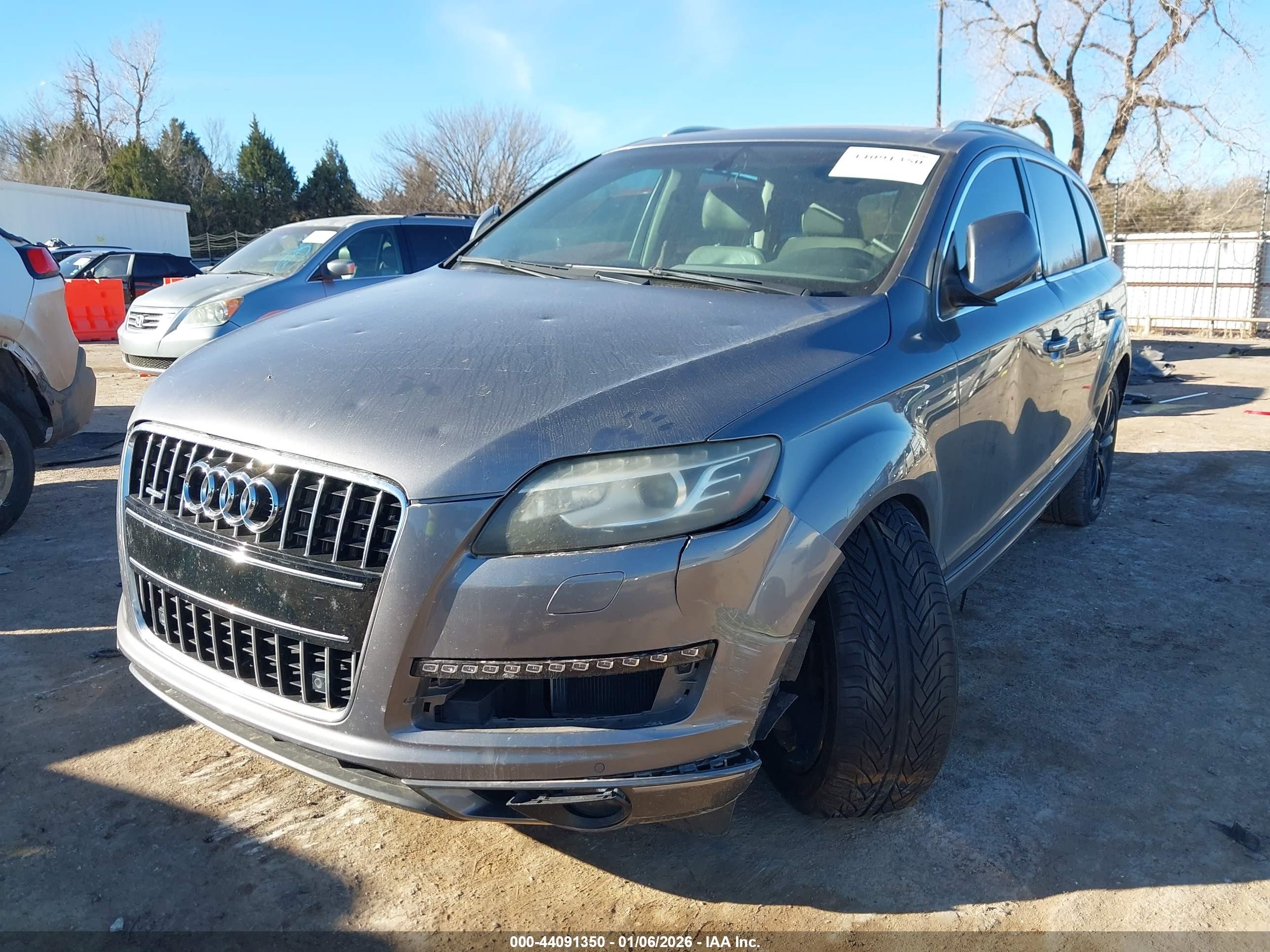 2015 Audi Q7 3.0t Premium Gray vin: WA1LGAFE0FD020407