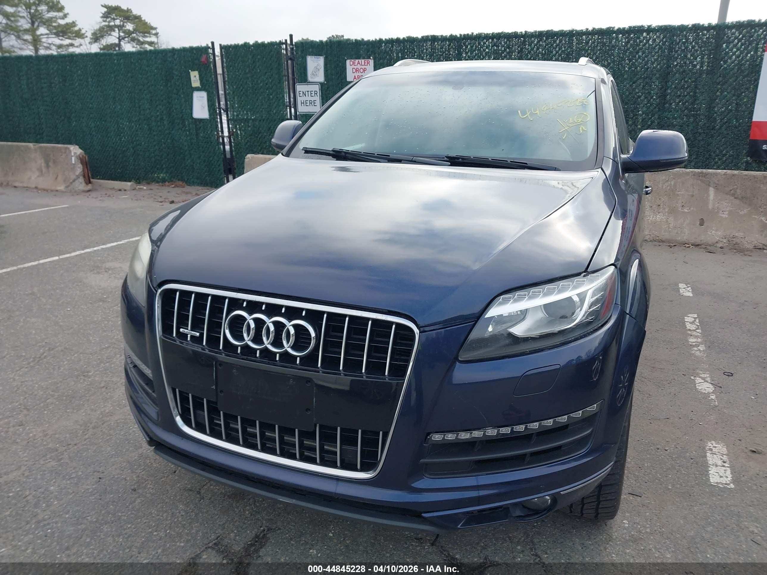2013 Audi Q7 3.0t Premium Blue vin: WA1LGAFE1DD000972