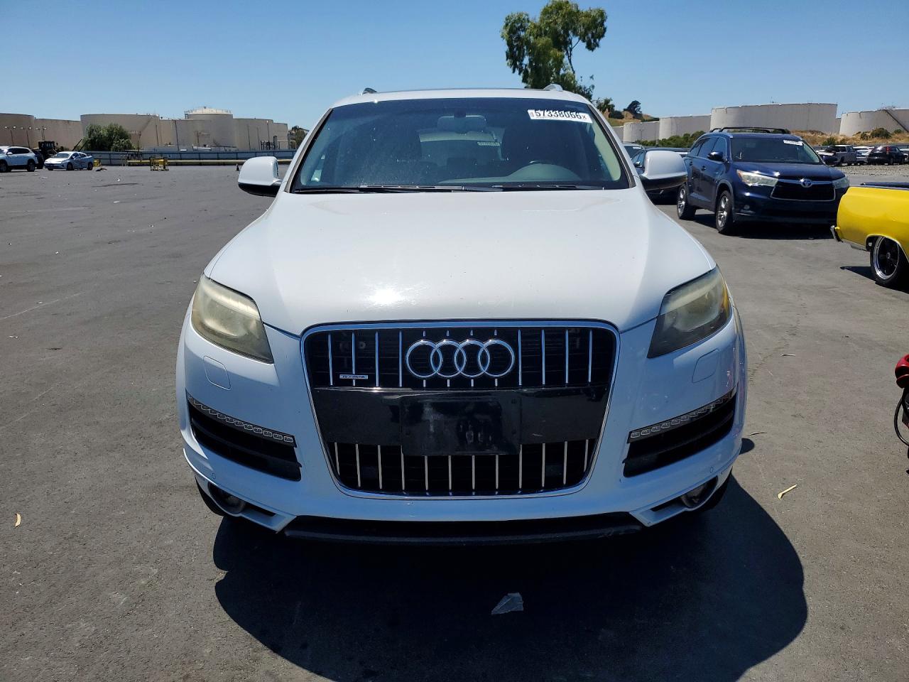 2015 Audi Q7 Premium Plus White vin: WA1LGAFE1FD003860