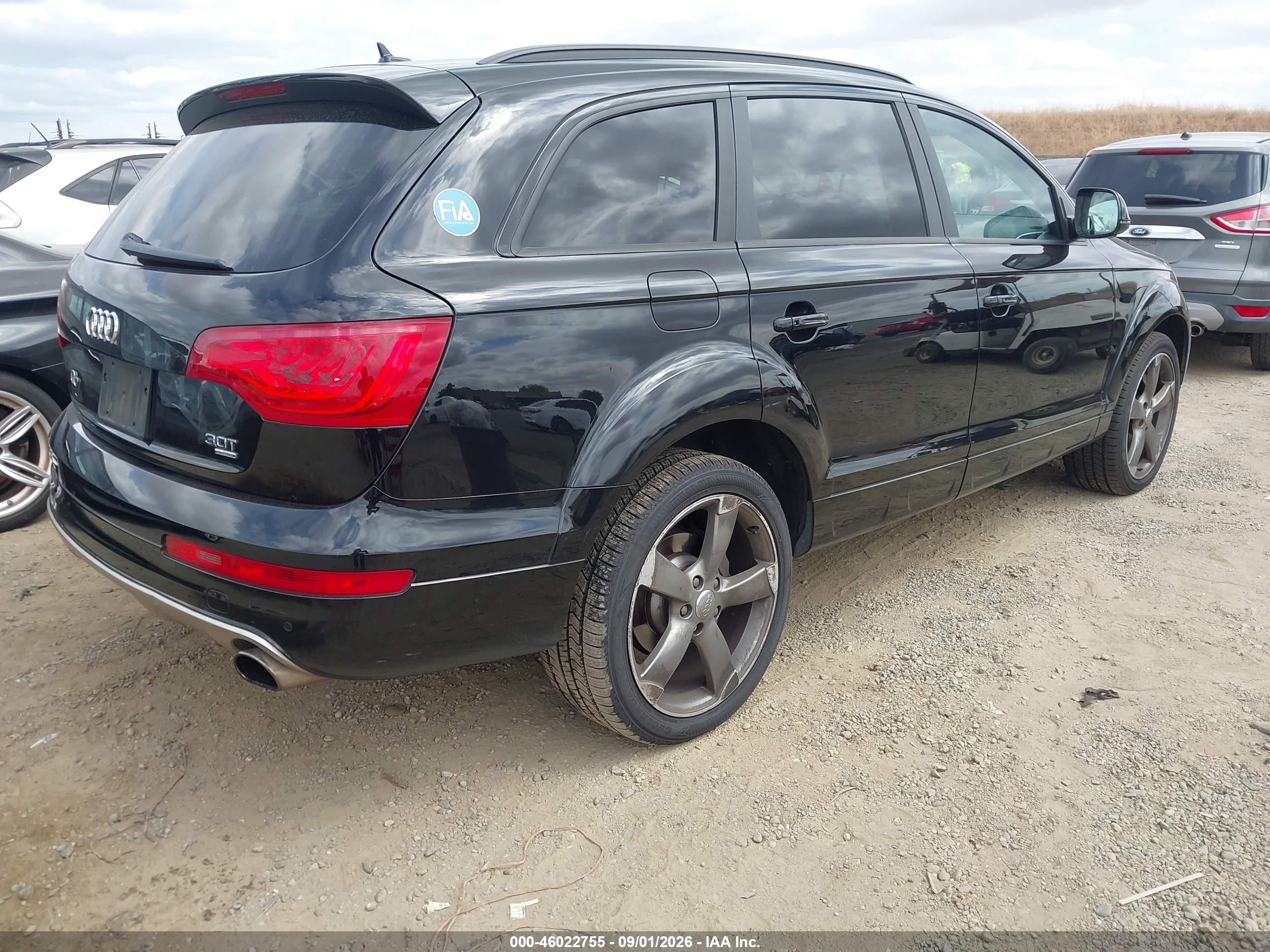 2015 Audi Q7 3.0t Premium Black vin: WA1LGAFE1FD029827
