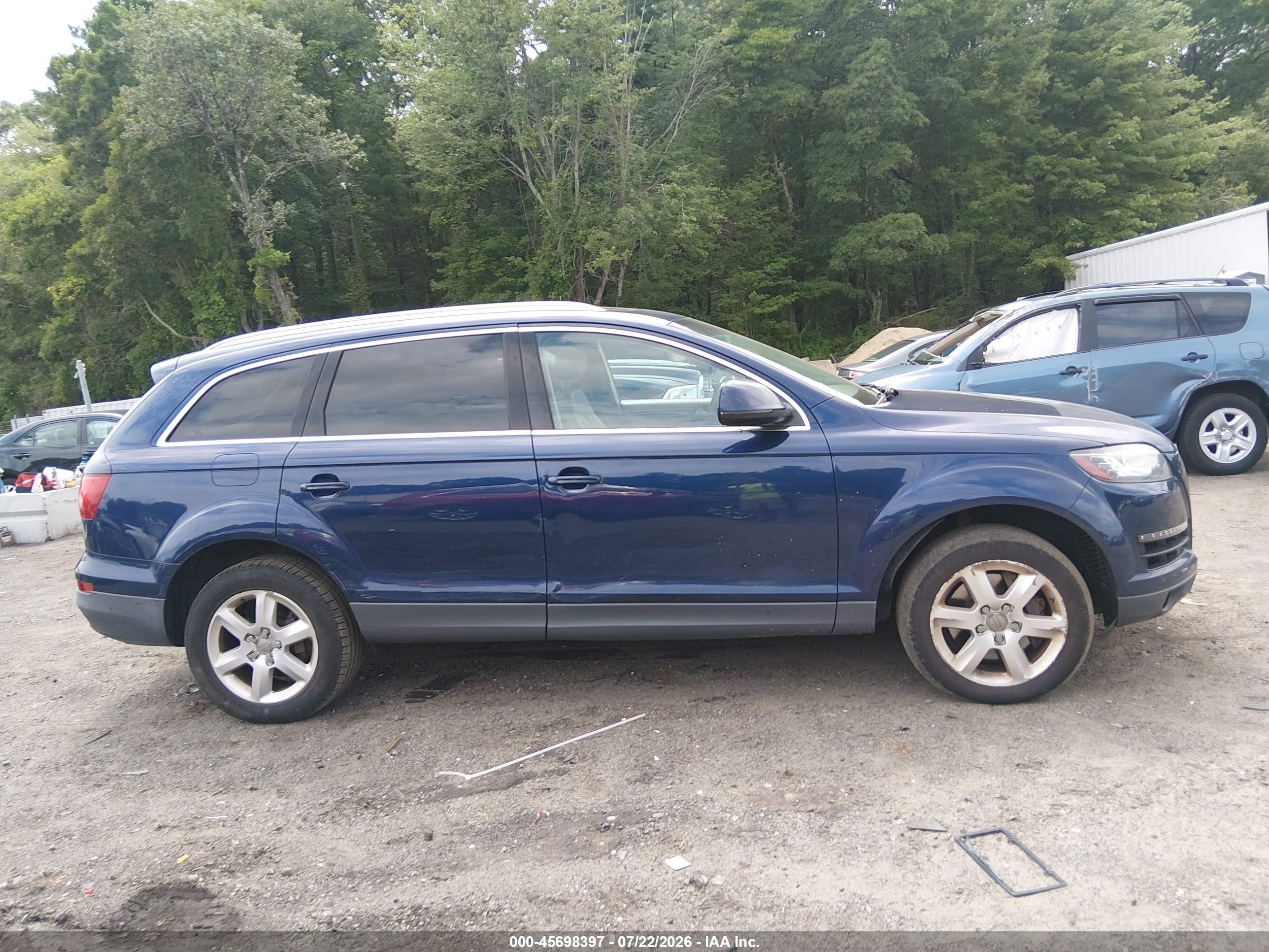 2012 Audi Q7 3.0t Premium Blue vin: WA1LGAFE2CD008335