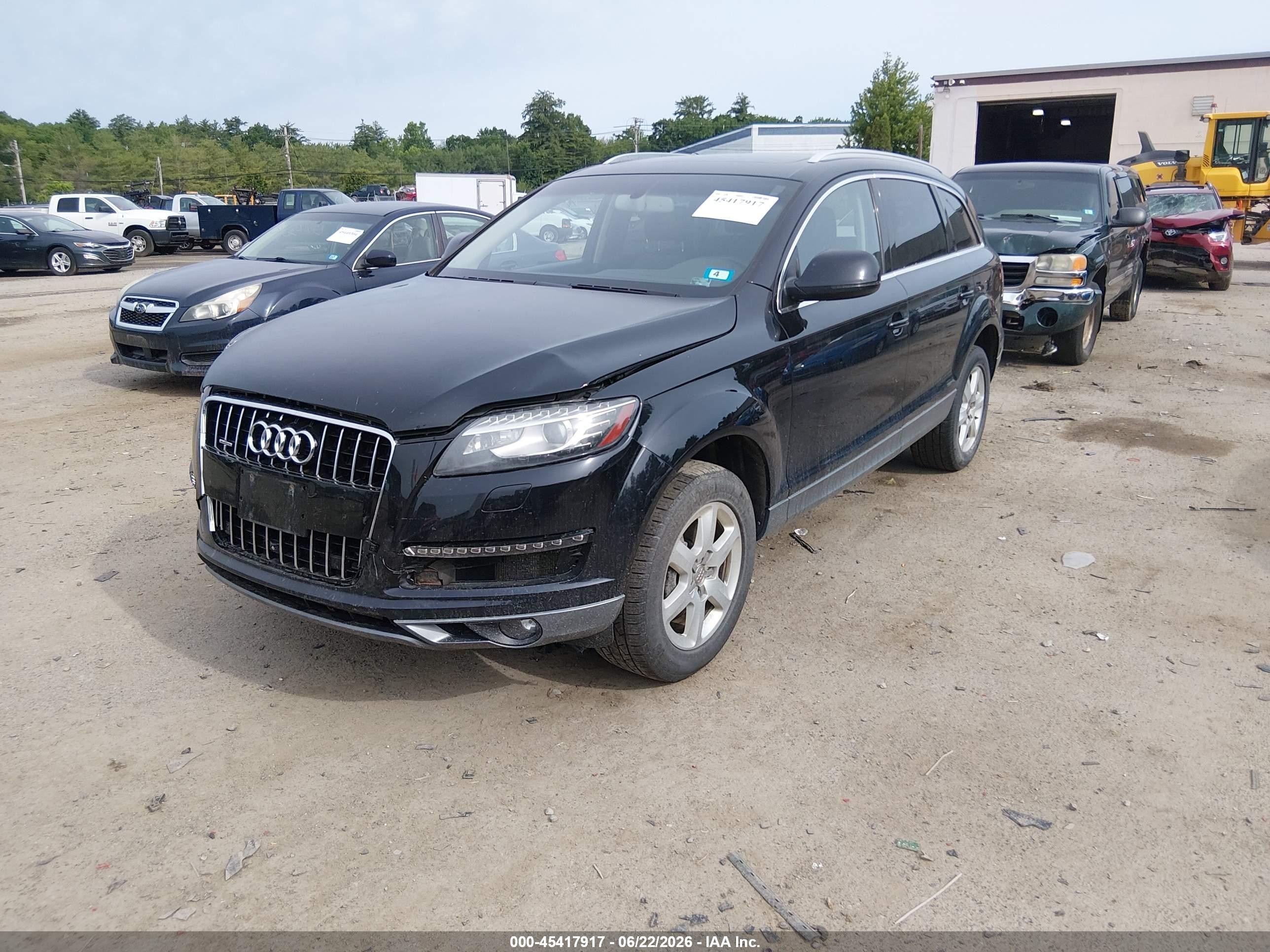 2013 Audi Q7 3.0t Premium Black vin: WA1LGAFE2DD001435