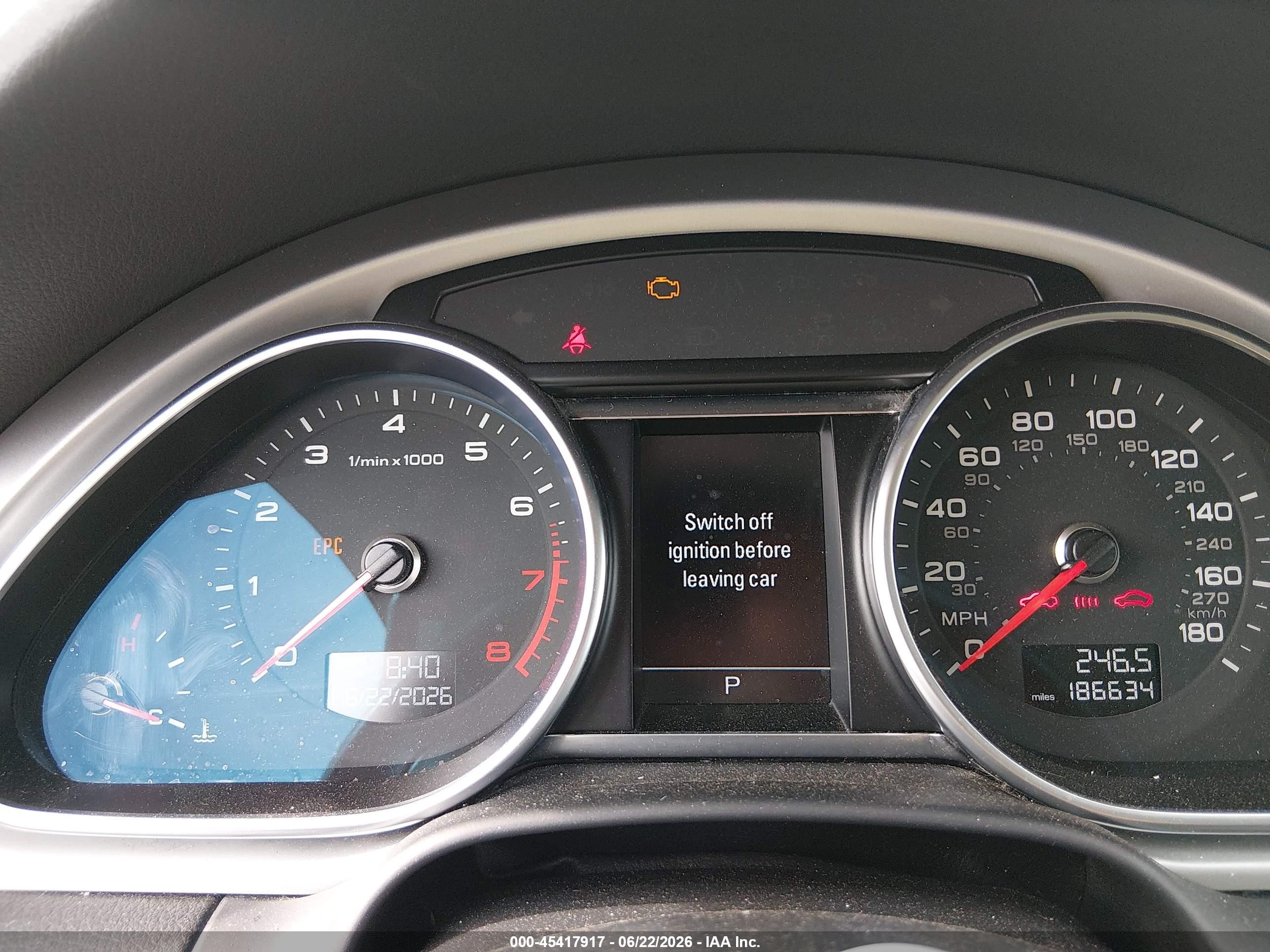 2013 Audi Q7 3.0t Premium Black vin: WA1LGAFE2DD001435