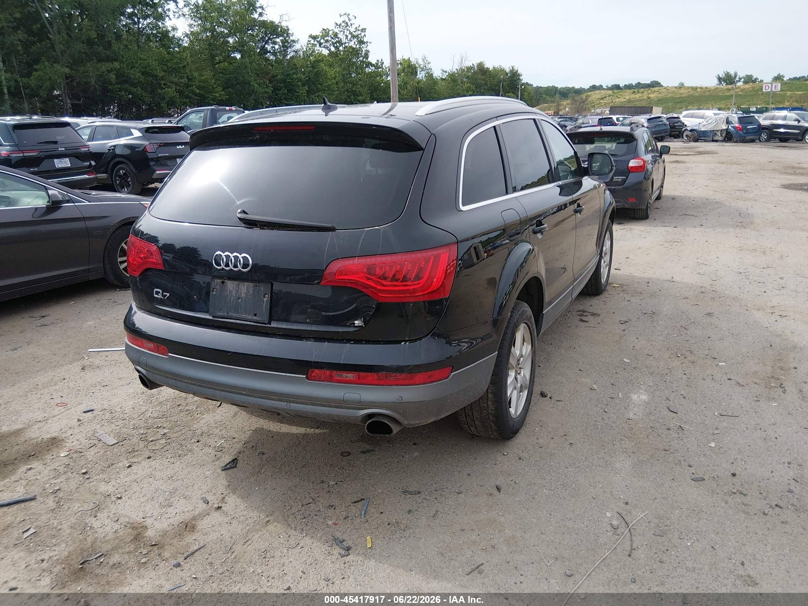 2013 Audi Q7 3.0t Premium Black vin: WA1LGAFE2DD001435