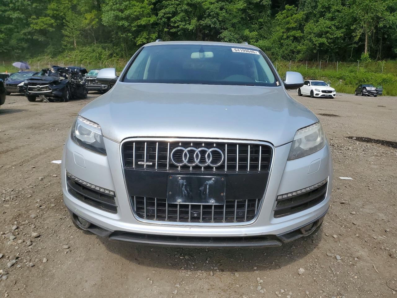 2014 Audi Q7 Premium Plus Silver vin: WA1LGAFE2ED004031
