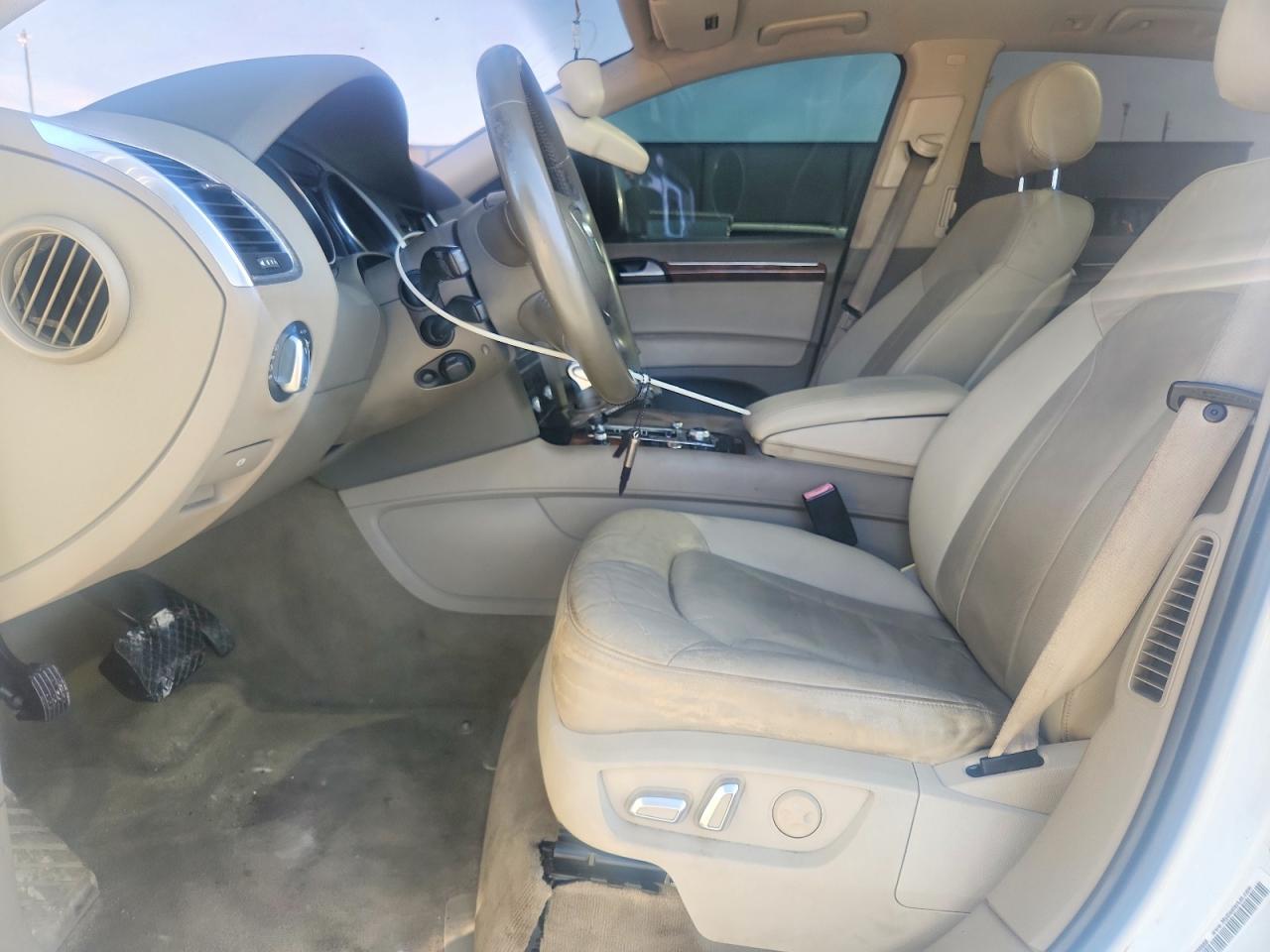 2014 Audi Q7 Premium Plus White vin: WA1LGAFE2ED018513