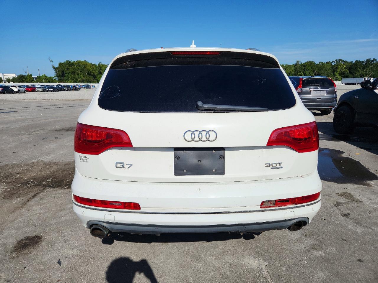 2014 Audi Q7 Premium Plus White vin: WA1LGAFE2ED018513