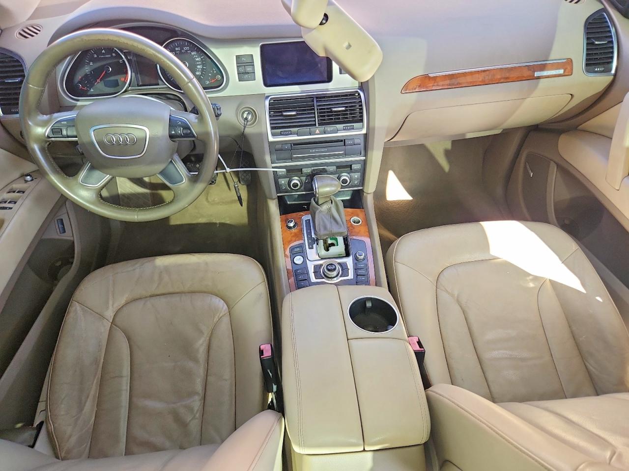 2014 Audi Q7 Premium Plus White vin: WA1LGAFE2ED018513