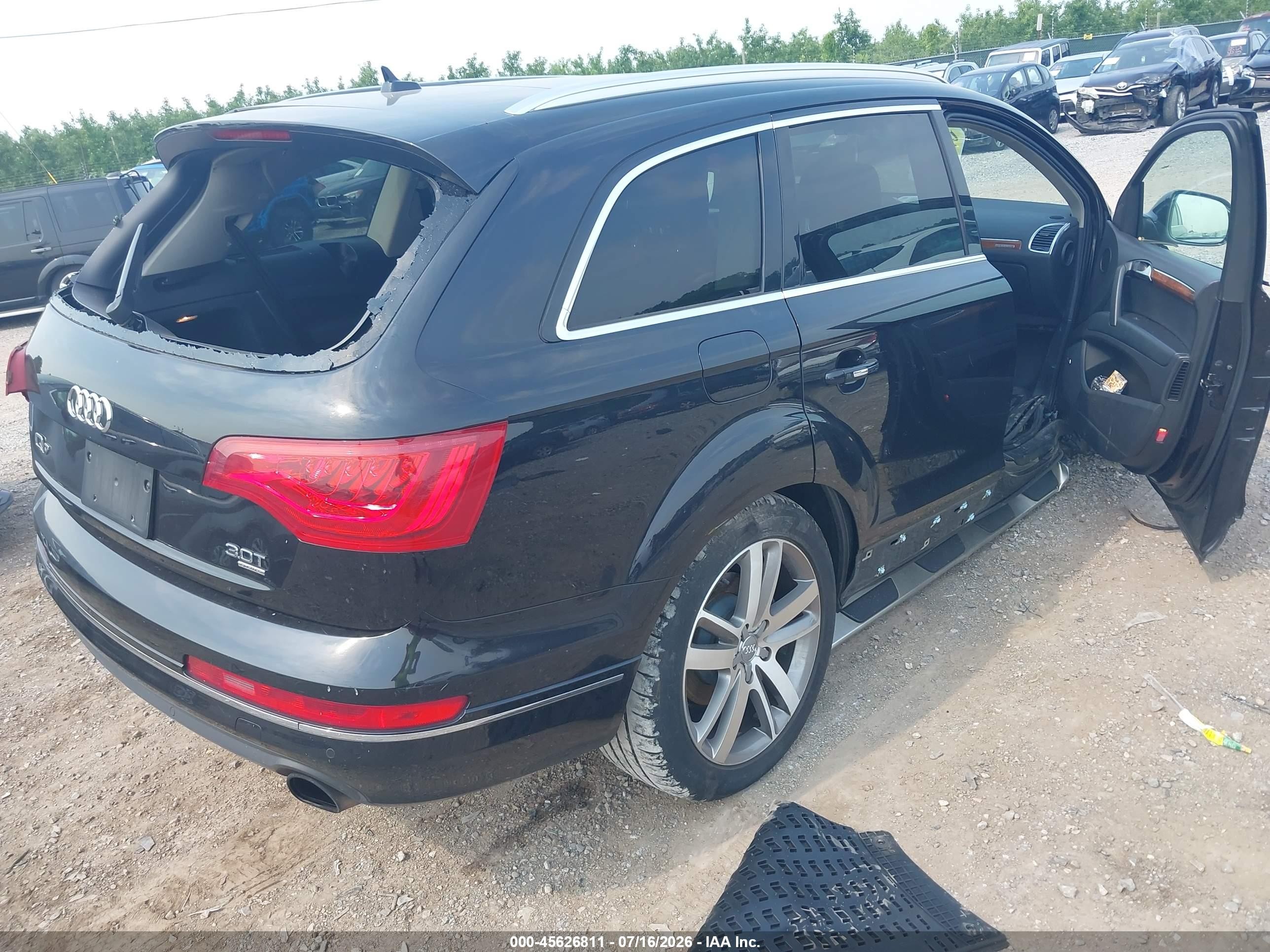 2015 Audi Q7 3.0t Premium Black vin: WA1LGAFE2FD022076