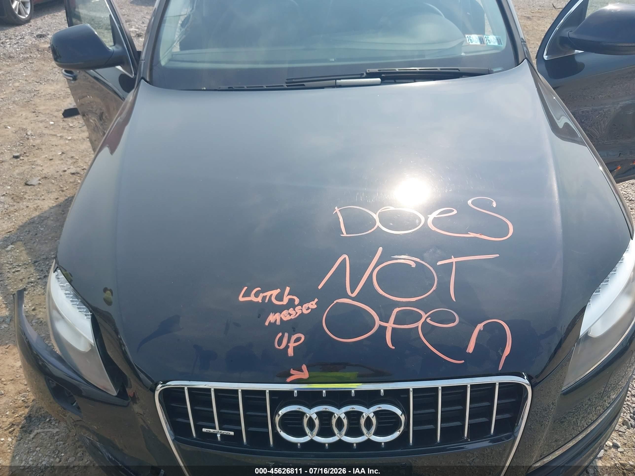 2015 Audi Q7 3.0t Premium Black vin: WA1LGAFE2FD022076