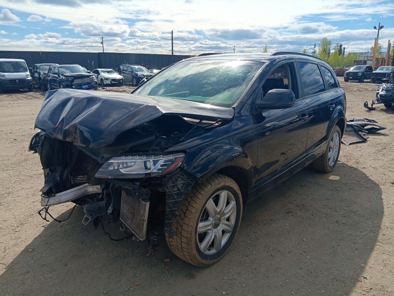 2015 Audi Q7 Premium Plus Black vin: WA1LGAFE2FD026421