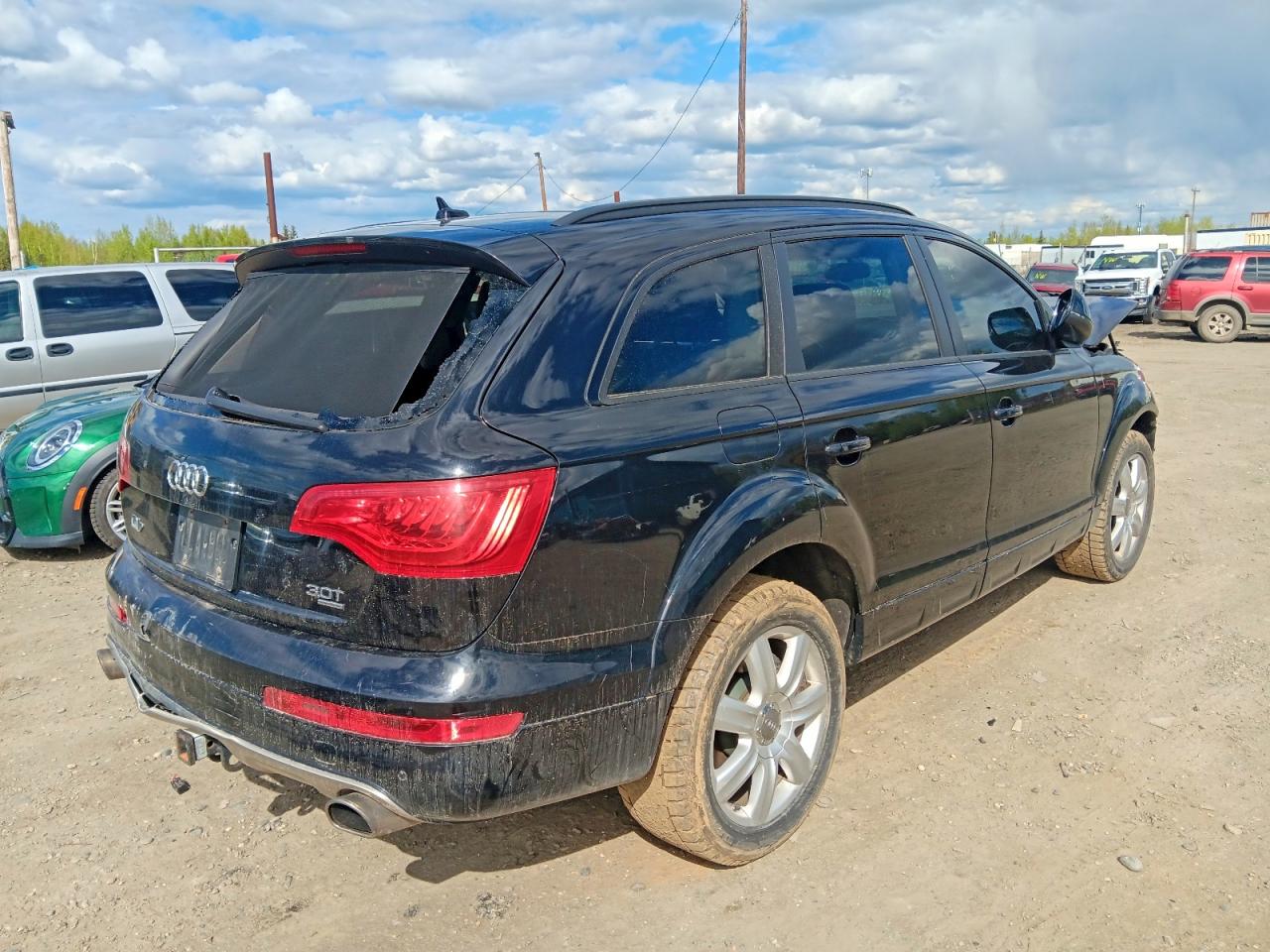 2015 Audi Q7 Premium Plus Black vin: WA1LGAFE2FD026421