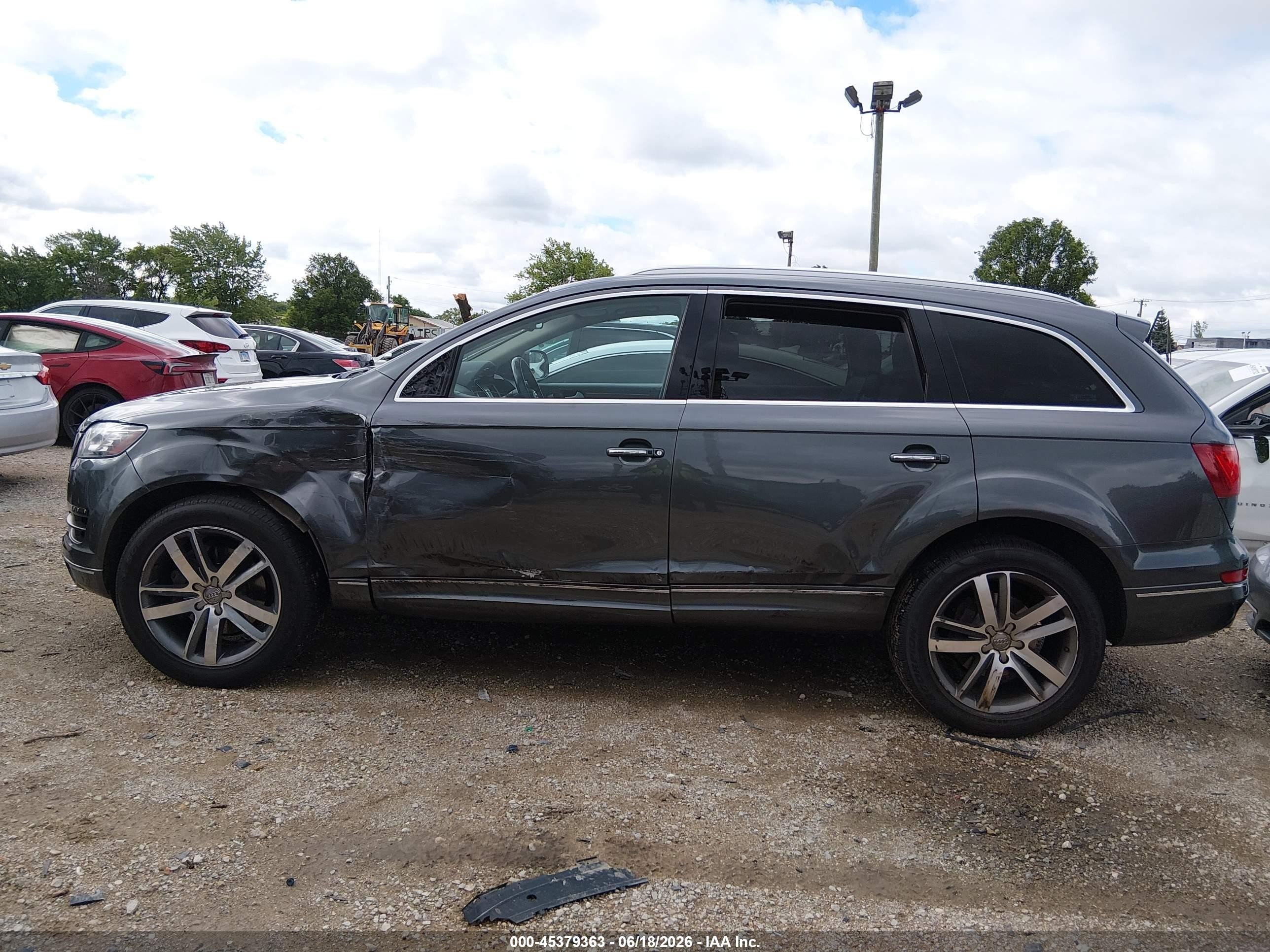 2015 Audi Q7 3.0t Premium Gray vin: WA1LGAFE2FD031263