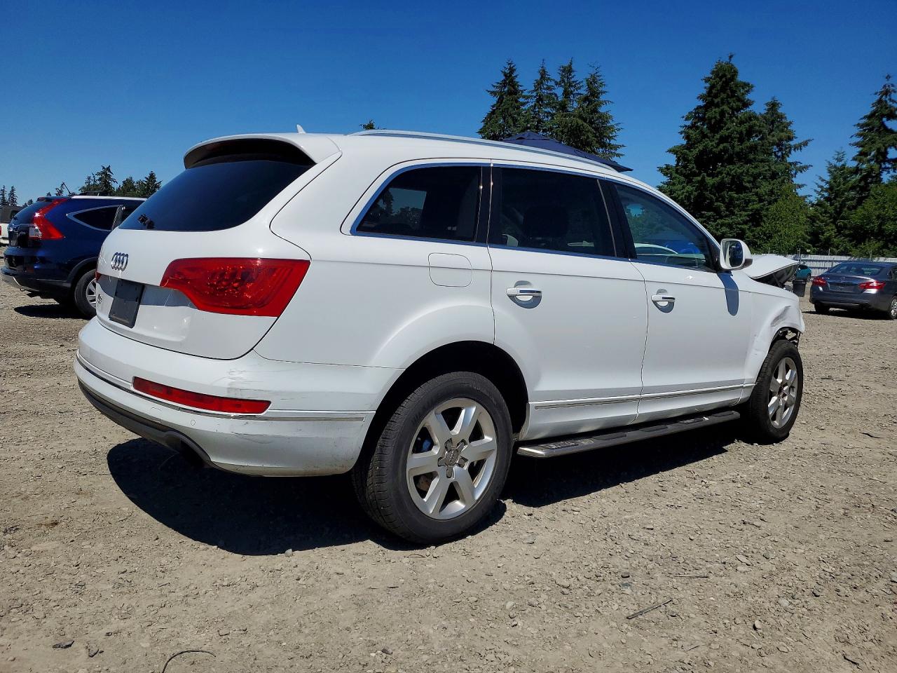 2012 Audi Q7 Premium Plus White vin: WA1LGAFE3CD008571