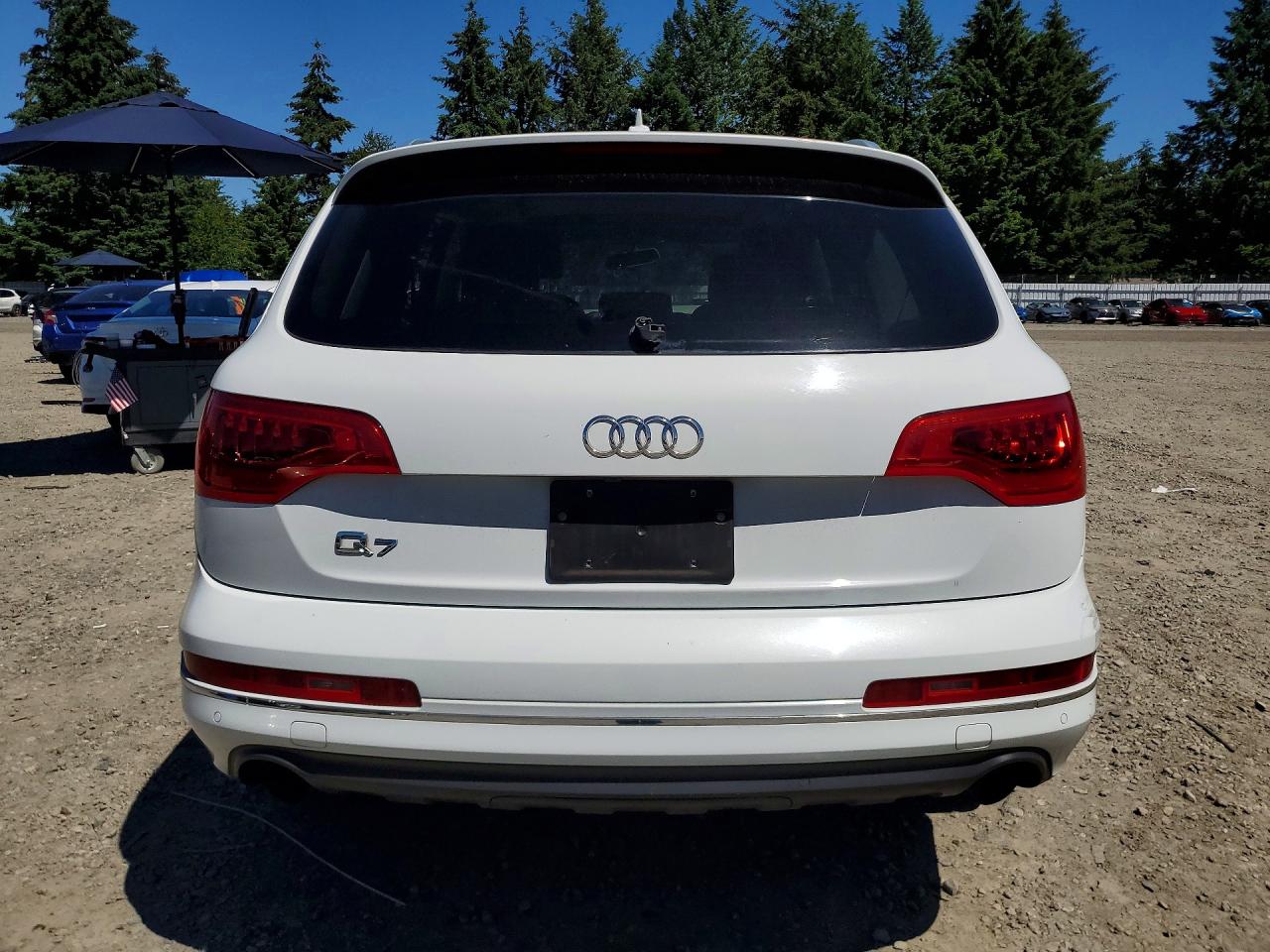 2012 Audi Q7 Premium Plus White vin: WA1LGAFE3CD008571