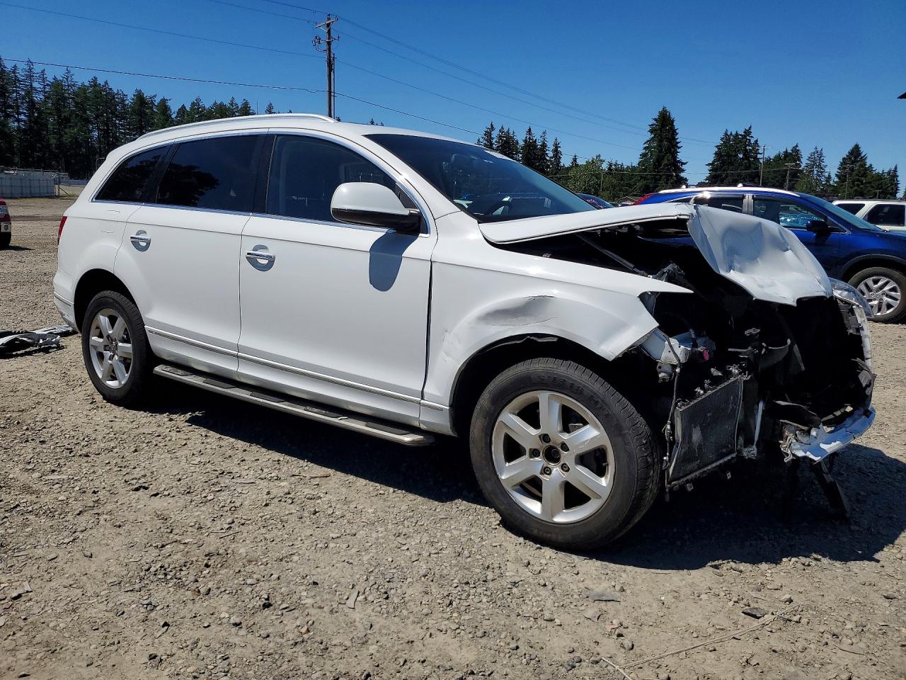 2012 Audi Q7 Premium Plus White vin: WA1LGAFE3CD008571