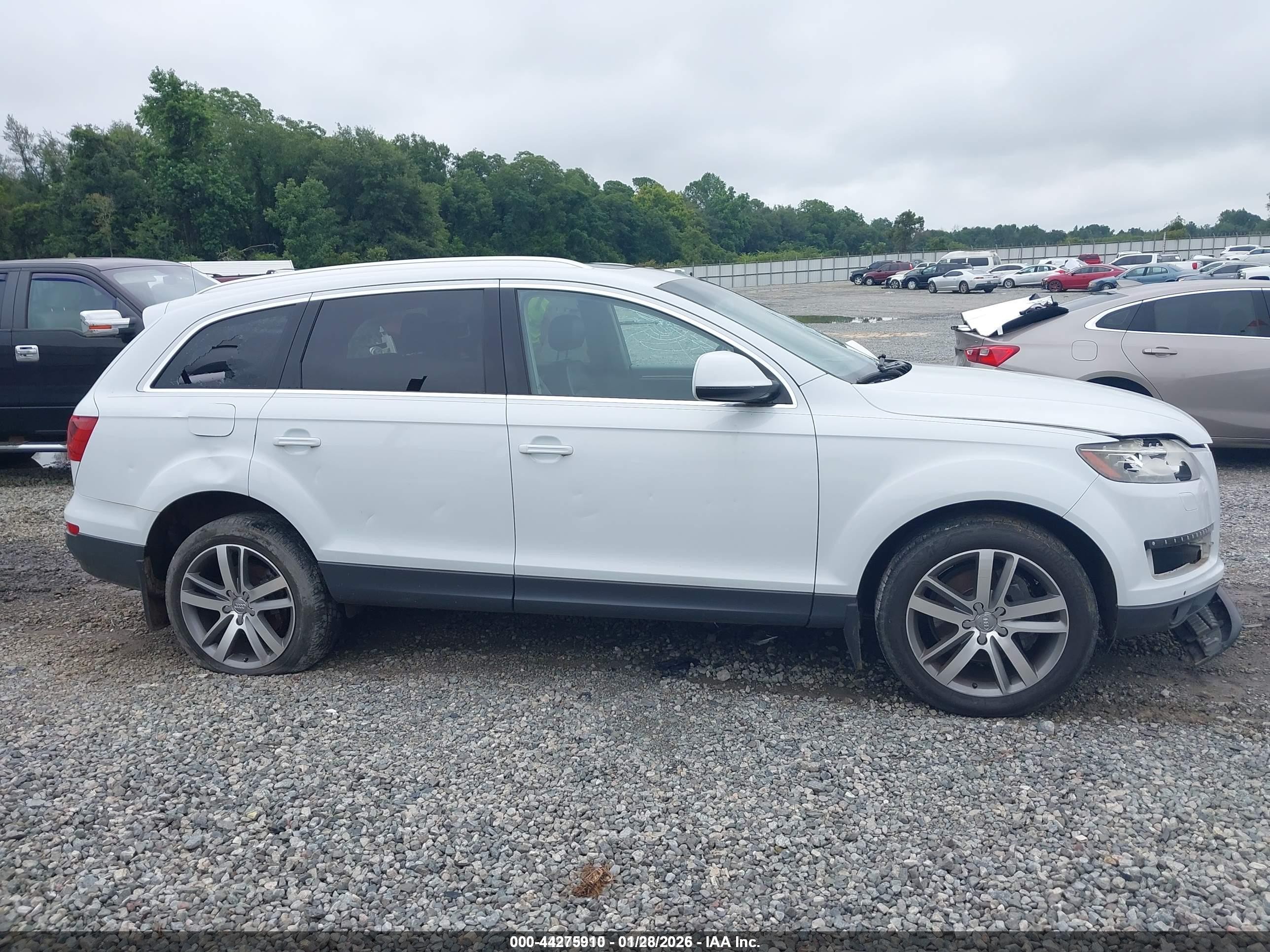 2013 Audi Q7 3.0t Premium White vin: WA1LGAFE3DD001590