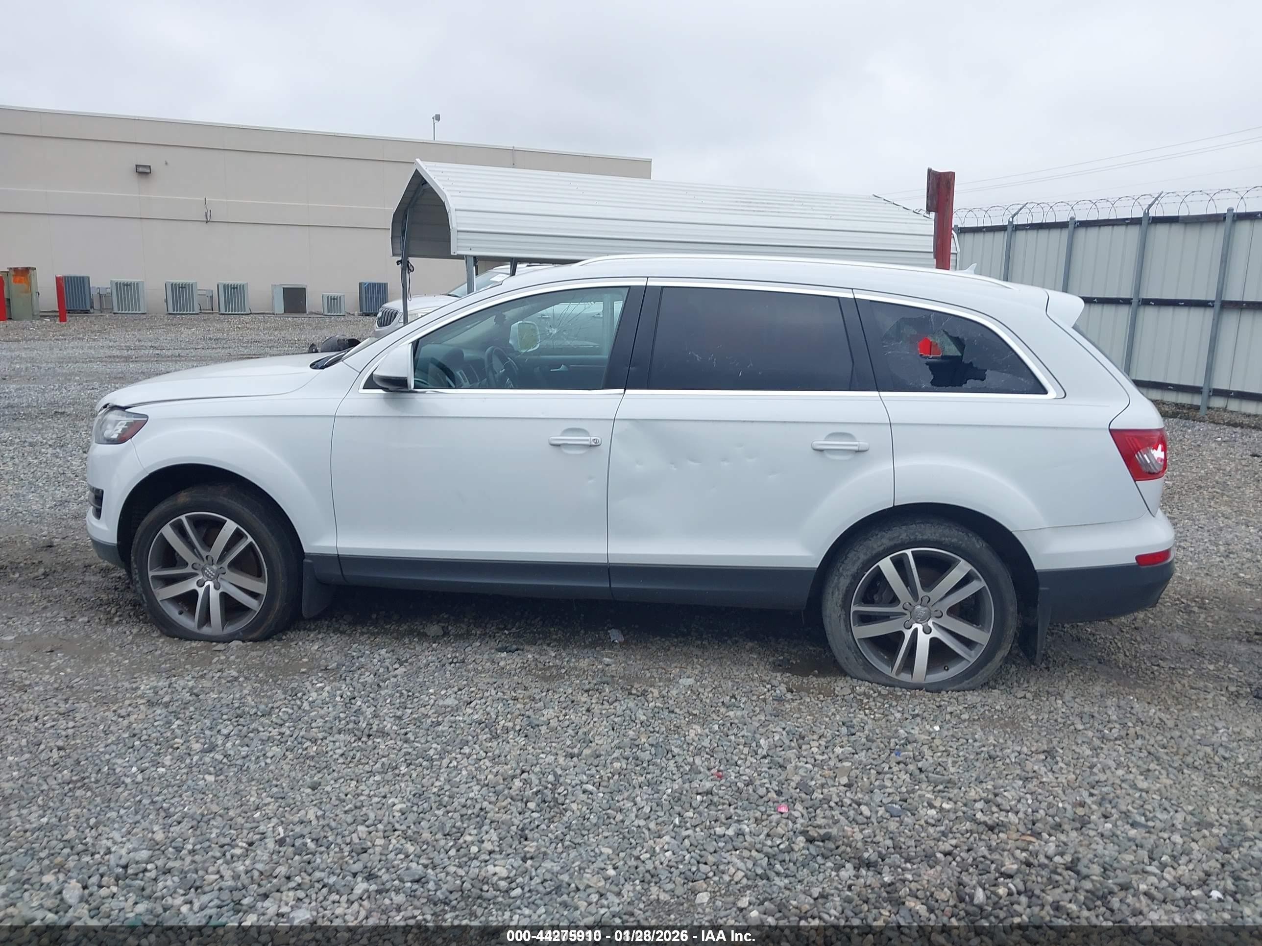 2013 Audi Q7 3.0t Premium White vin: WA1LGAFE3DD001590