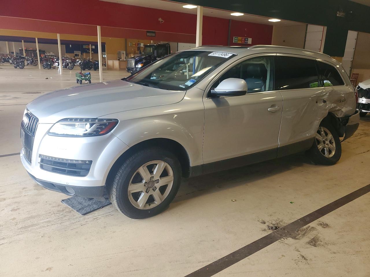 2013 Audi Q7 Premium Plus Silver vin: WA1LGAFE3DD006661